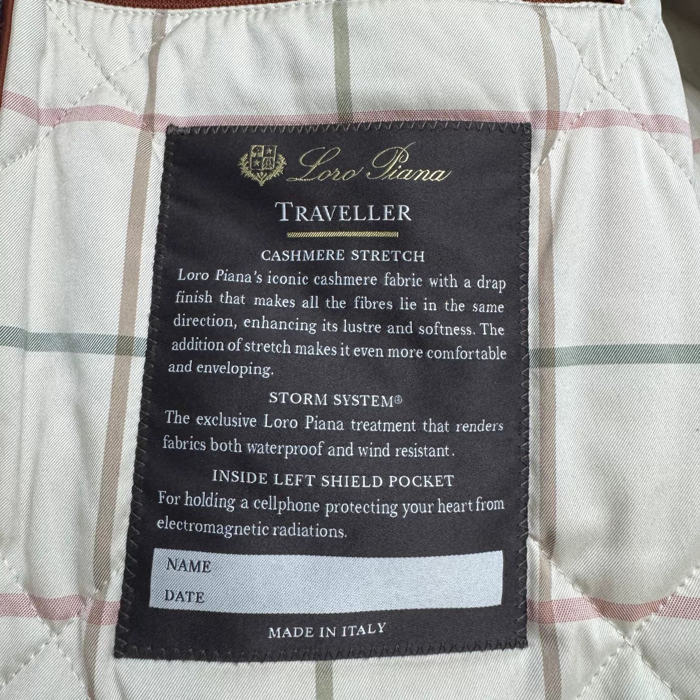 Loro Piana Loro Piana Storm System Cashmere Traveller Jacket EU 52 Size US L / EU 52-54 / 3 - 4 Thumbnail