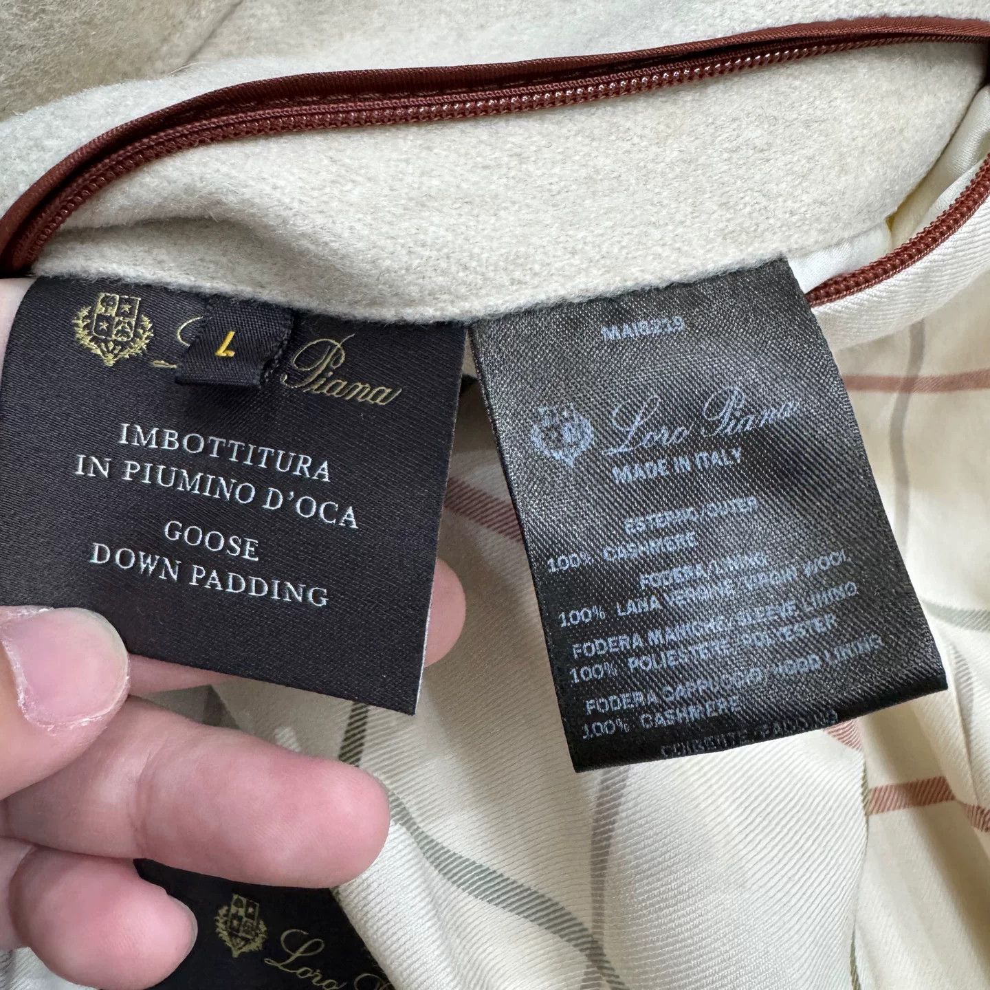 Loro Piana Loro Piana Cashmere Storm System Down Jacket L Size US L / EU 52-54 / 3 - 8 Thumbnail