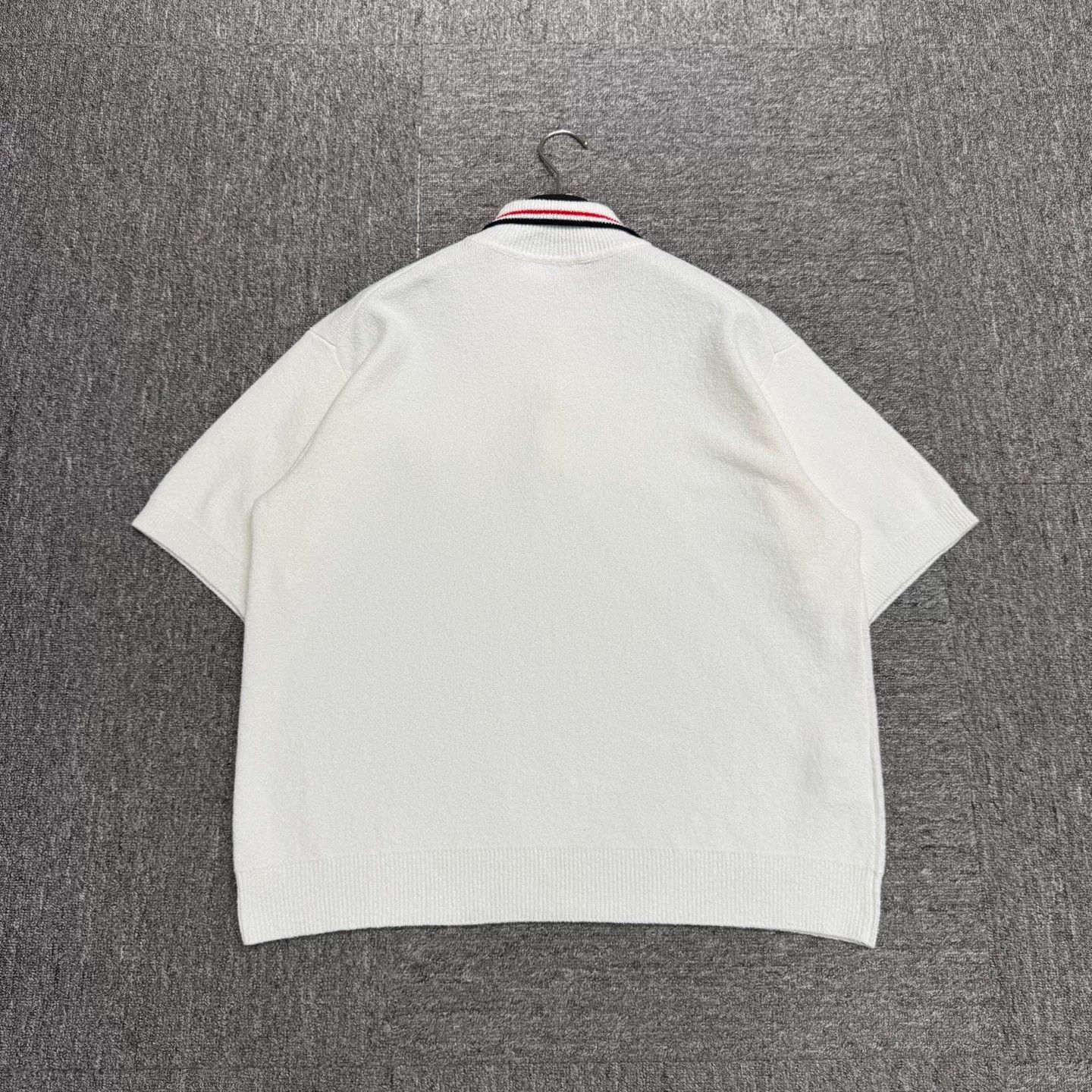 Miu Miu Miu Miu Logo Embroidered Knit Polo Shirt 42 Size M / US 6-8 / IT 42-44 - 6 Thumbnail