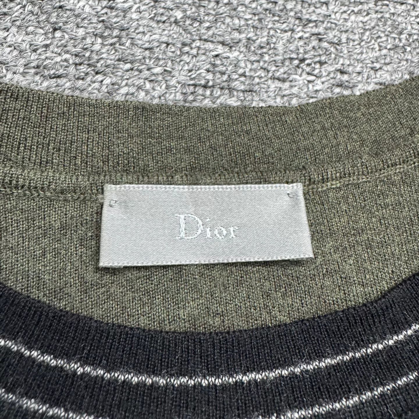 Dior Dior Striped Wool Sweater S Size S / US 4 / IT 40 - 3 Thumbnail