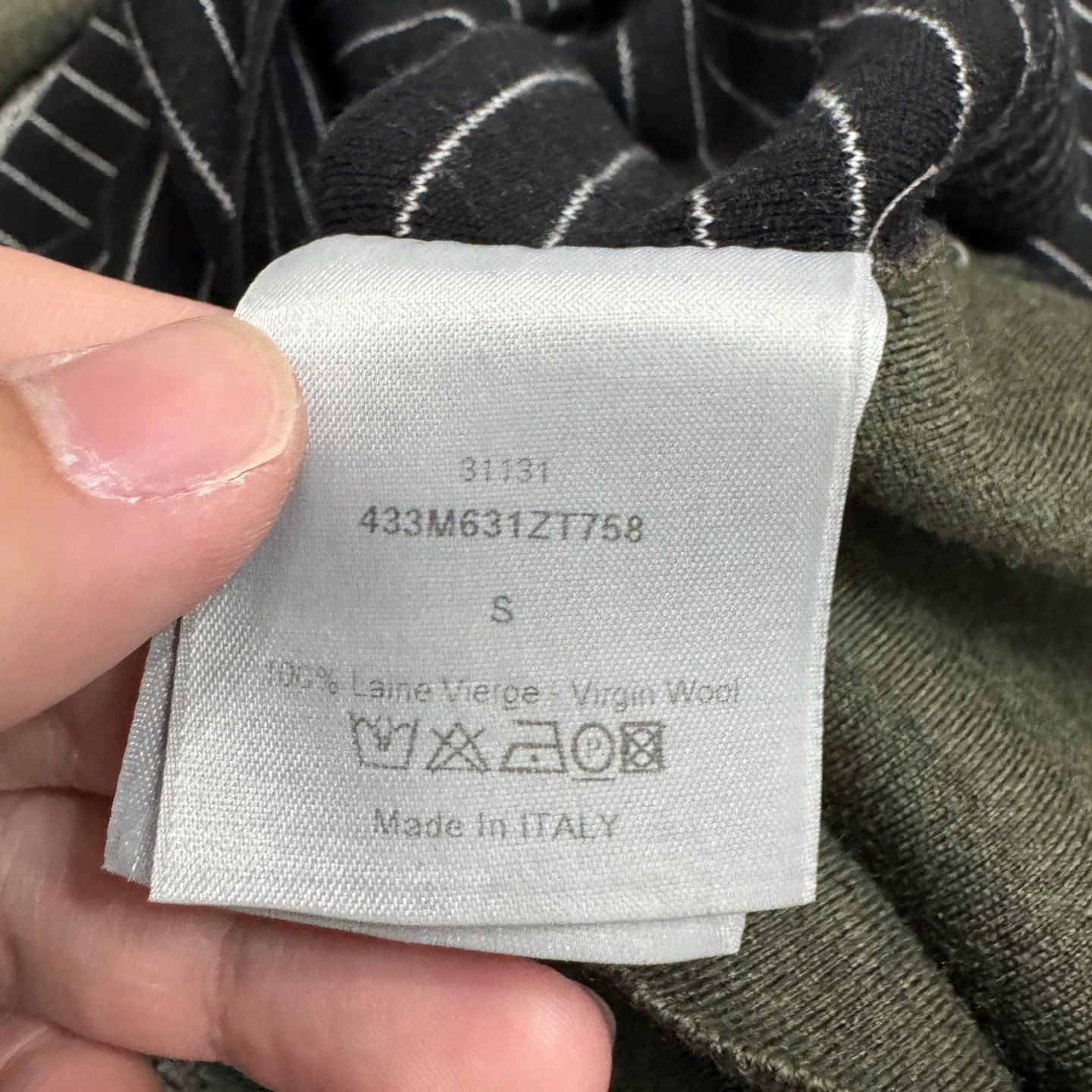 Dior Dior Striped Wool Sweater S Size S / US 4 / IT 40 - 4 Thumbnail