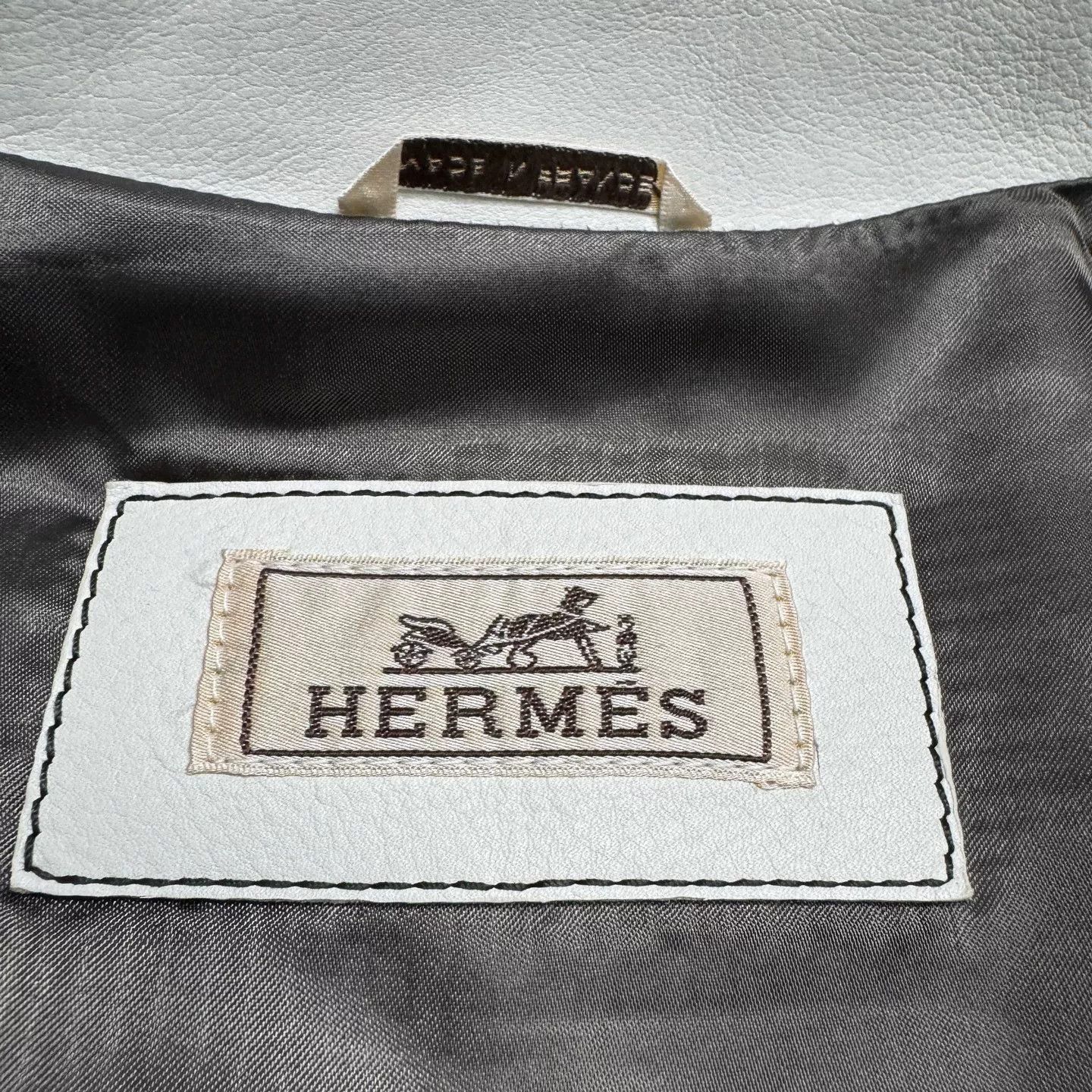 Hermes Hermes Calfskin Leather Zip Vest Size 44 Size US S / EU 44-46 / 1 - 3 Thumbnail