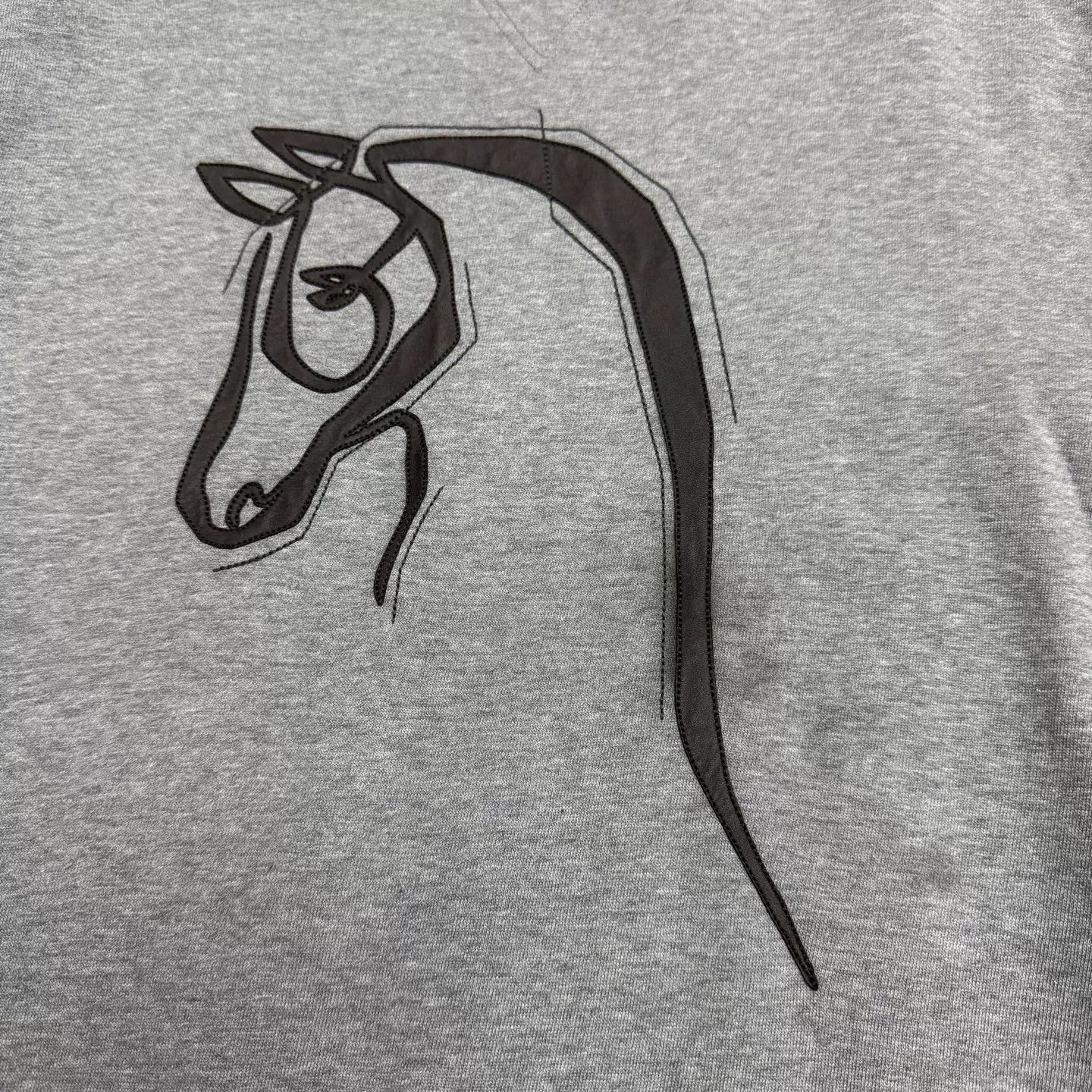 Hermes Hermes Leather Horse Patch Sweatshirt S Size US S / EU 44-46 / 1 - 3 Thumbnail