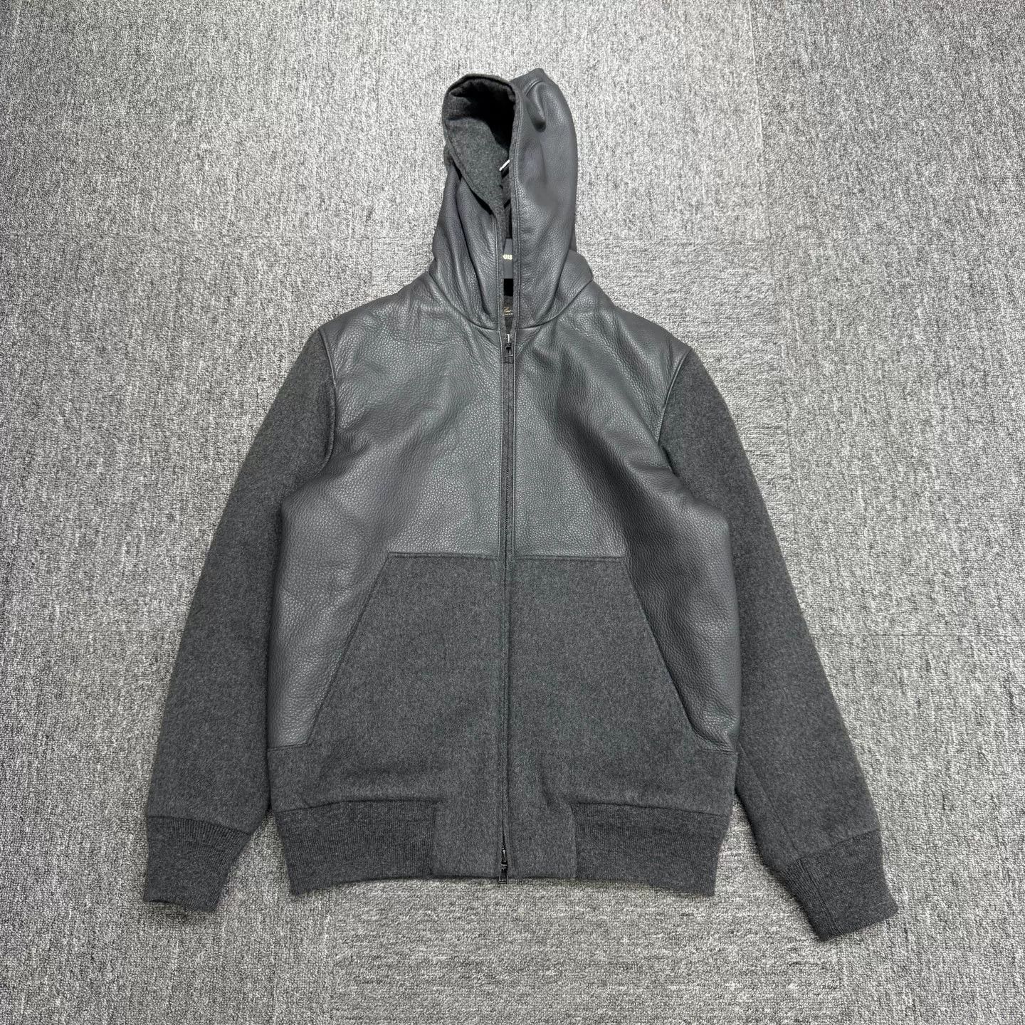 Loro Piana Loro Piana Deer Leather & Cashmere Hooded Jacket S Size US S / EU 44-46 / 1 - 2 Thumbnail