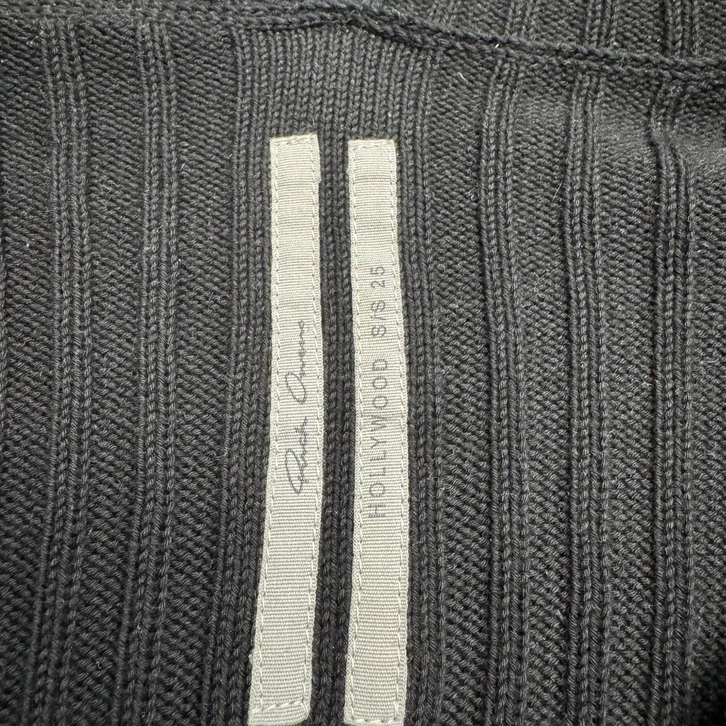 Rick Owens Rick Owens Ribbed Knit Zip Hoodie L Size US L / EU 52-54 / 3 - 4 Thumbnail