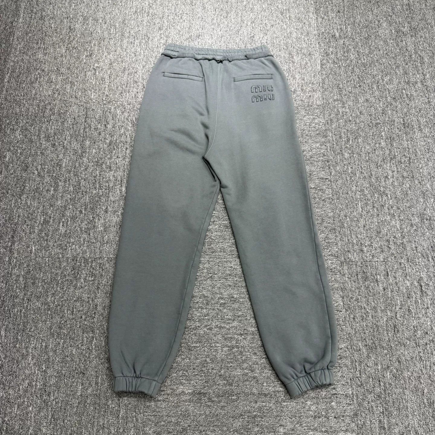 Miu Miu Miu Miu Embroidered Logo Joggers IT 38 Size 26" / US 2 / IT 38 - 6 Thumbnail