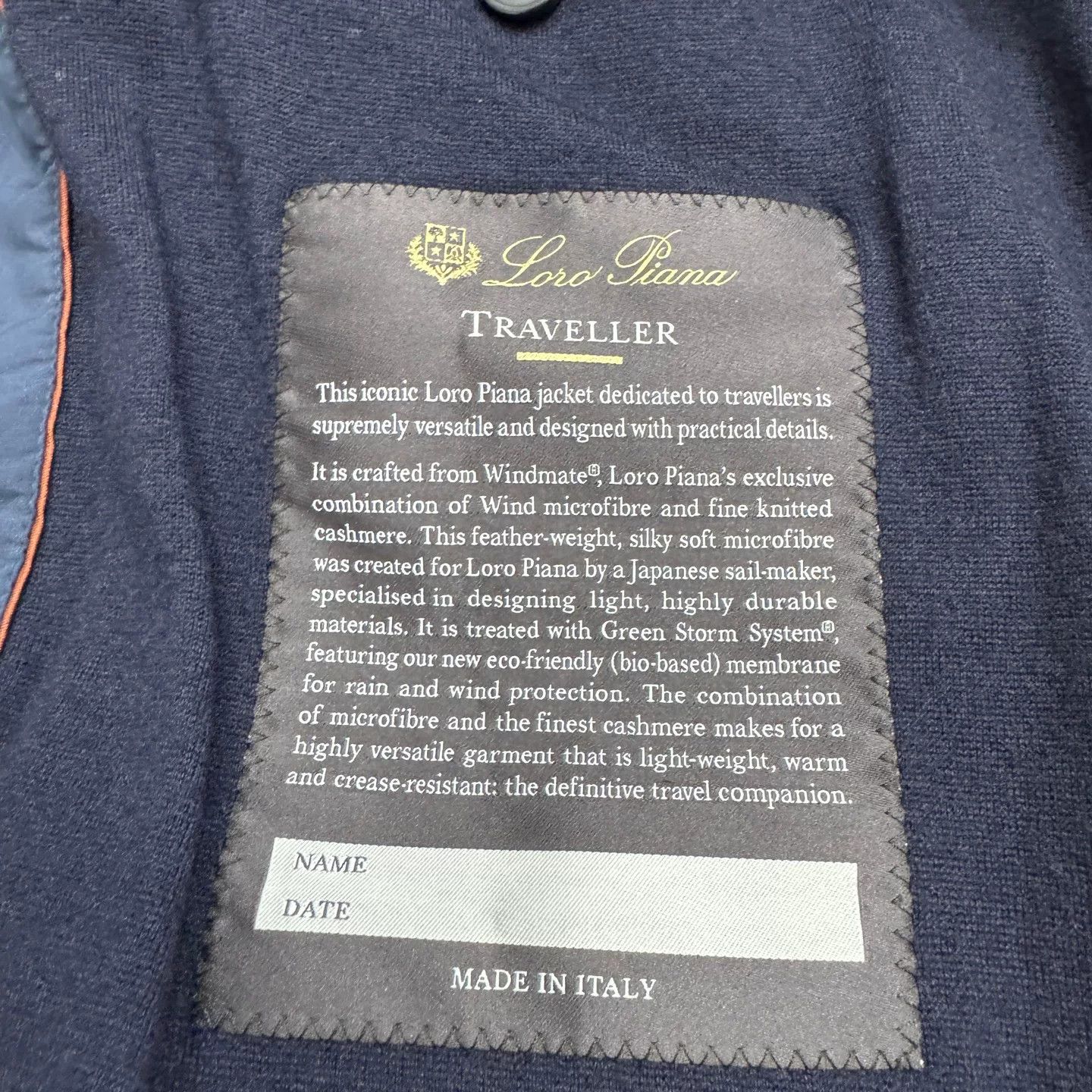 Loro Piana Loro Piana Windmate Traveller Jacket 46 Size US S / EU 44-46 / 1 - 4 Thumbnail