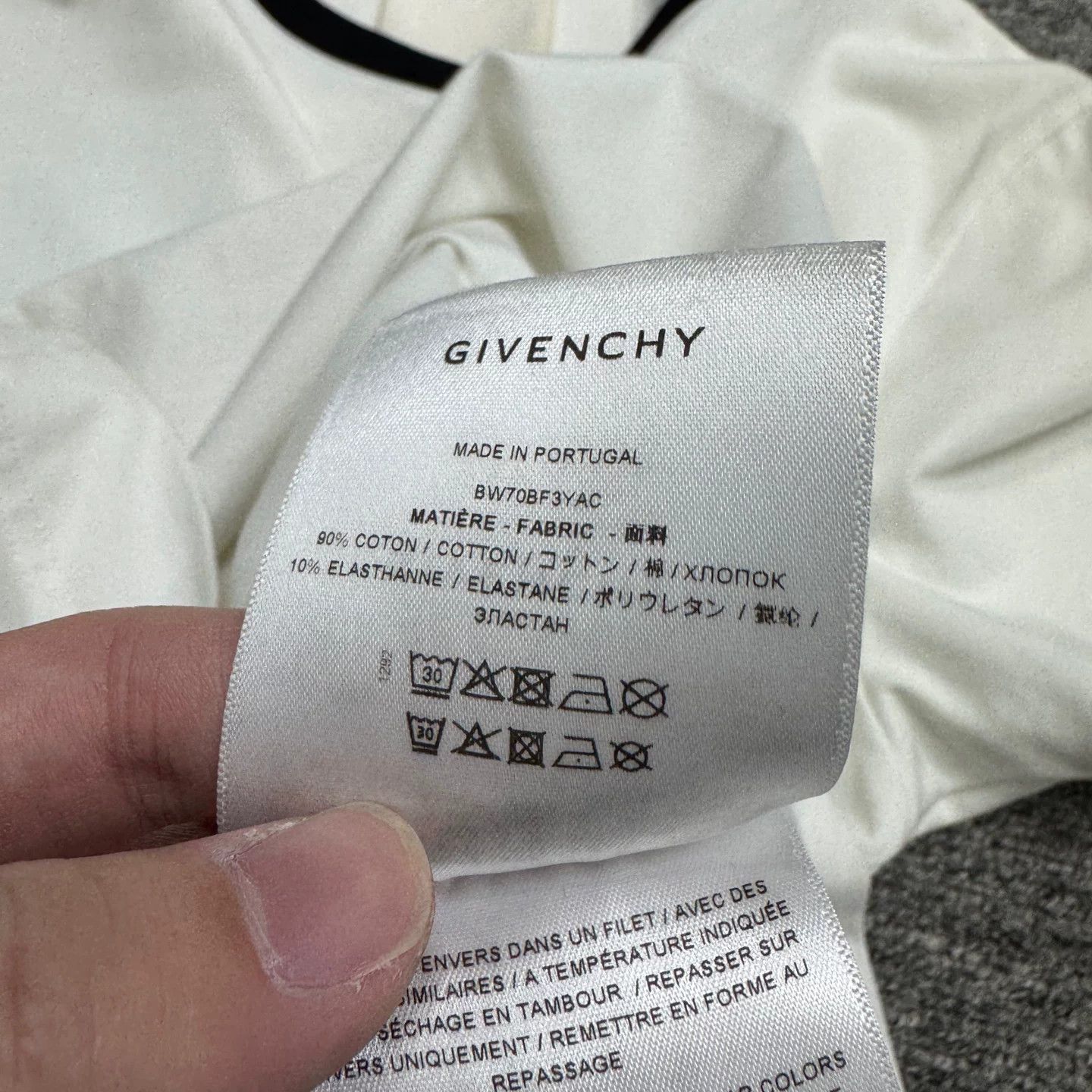 Givenchy Givenchy Logo Print Ringer T-Shirt M Size M / US 6-8 / IT 42-44 - 4 Thumbnail