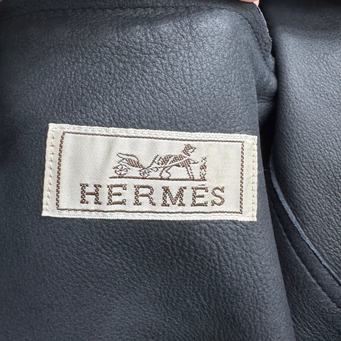 Hermes Hermes Suede Hooded Zip Jacket Size 52 Size US L / EU 52-54 / 3 - 3 Thumbnail