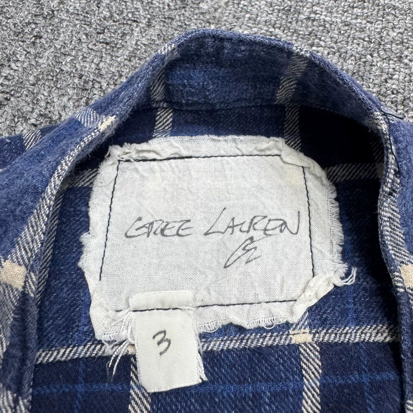 Greg Lauren Greg Lauren Patchwork Plaid Long Sleeve Shirt Size 3 Size US L / EU 52-54 / 3 - 3 Thumbnail