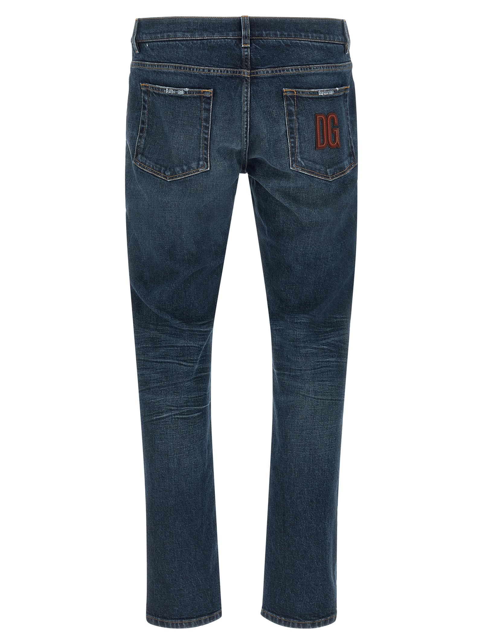 Dolce & Gabbana Logo Patch Jeans Size US 32 / EU 48 - 2 Thumbnail