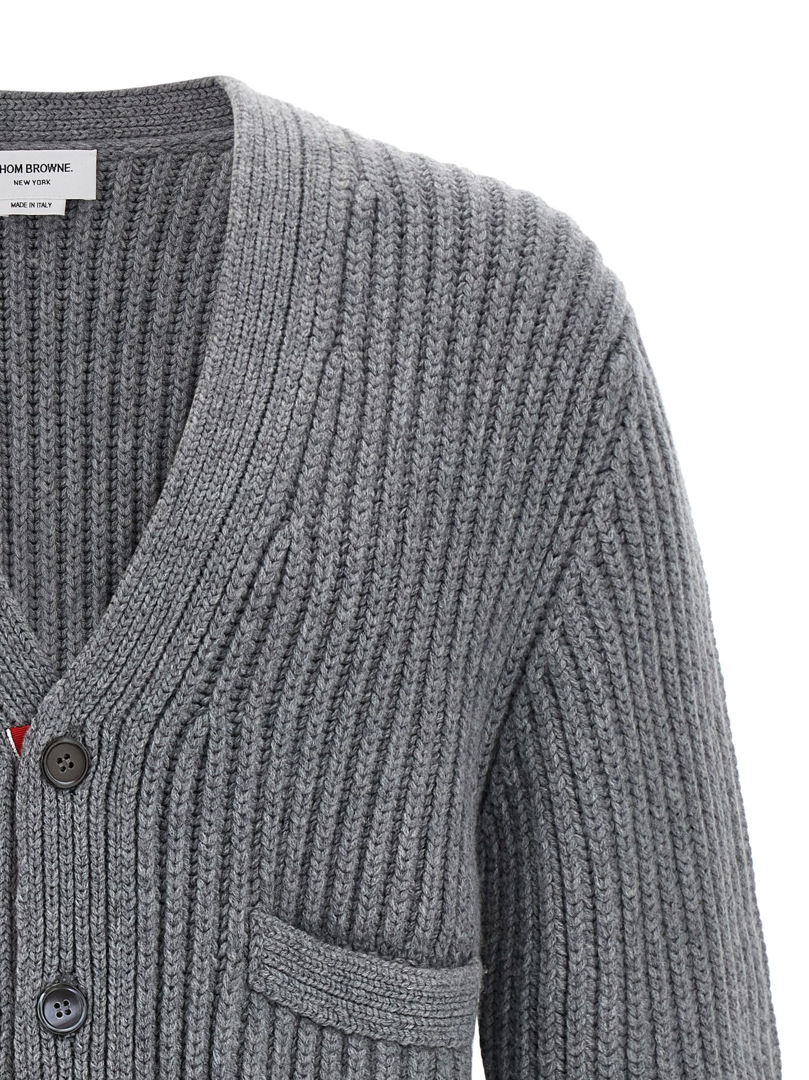 Thom Browne Rwb Tape Cardigan Size US L / EU 52-54 / 3 - 3 Thumbnail