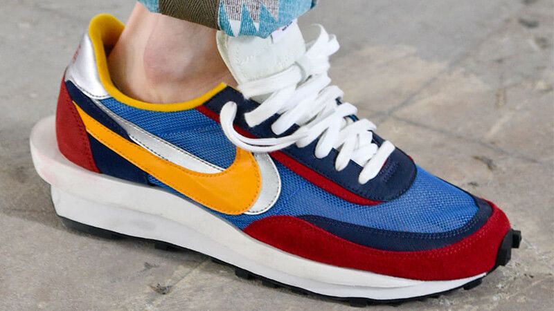 Nike Nike Sacai LD Waffle Blue Multi | Grailed