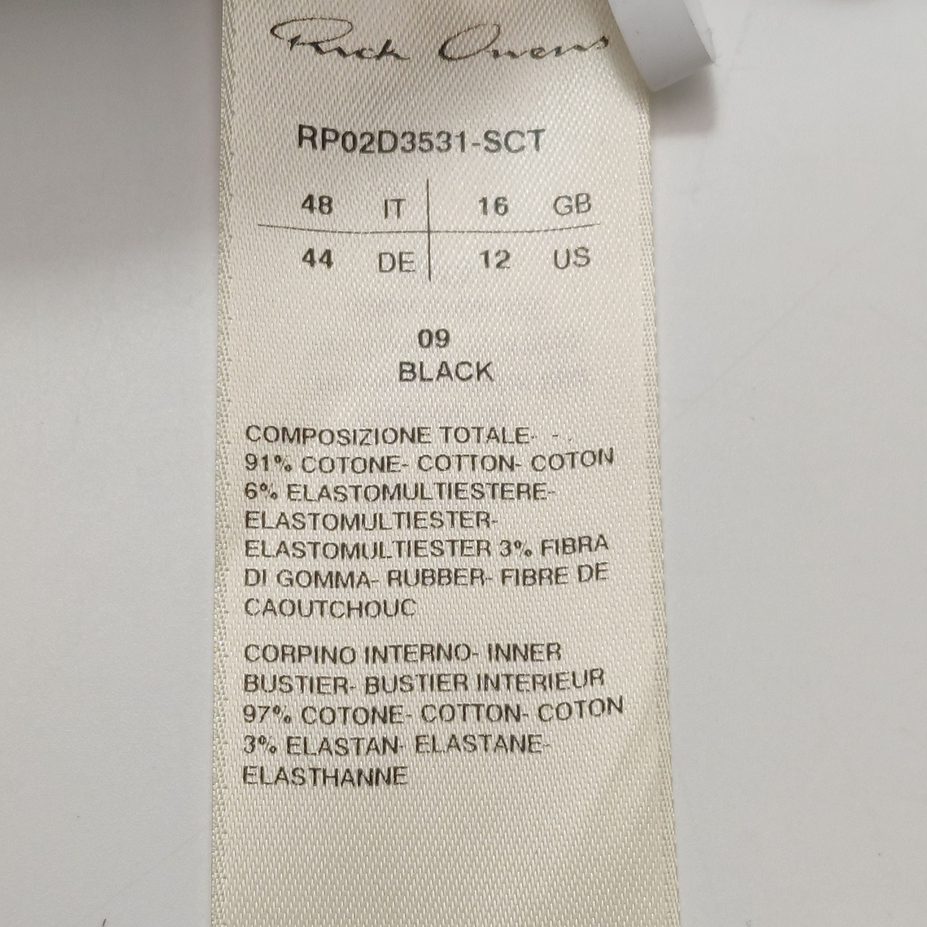 Rick Owens Rick Owens Women xxl Midi Size XXL / US 16-18 / IT 52-54 - 5 Thumbnail