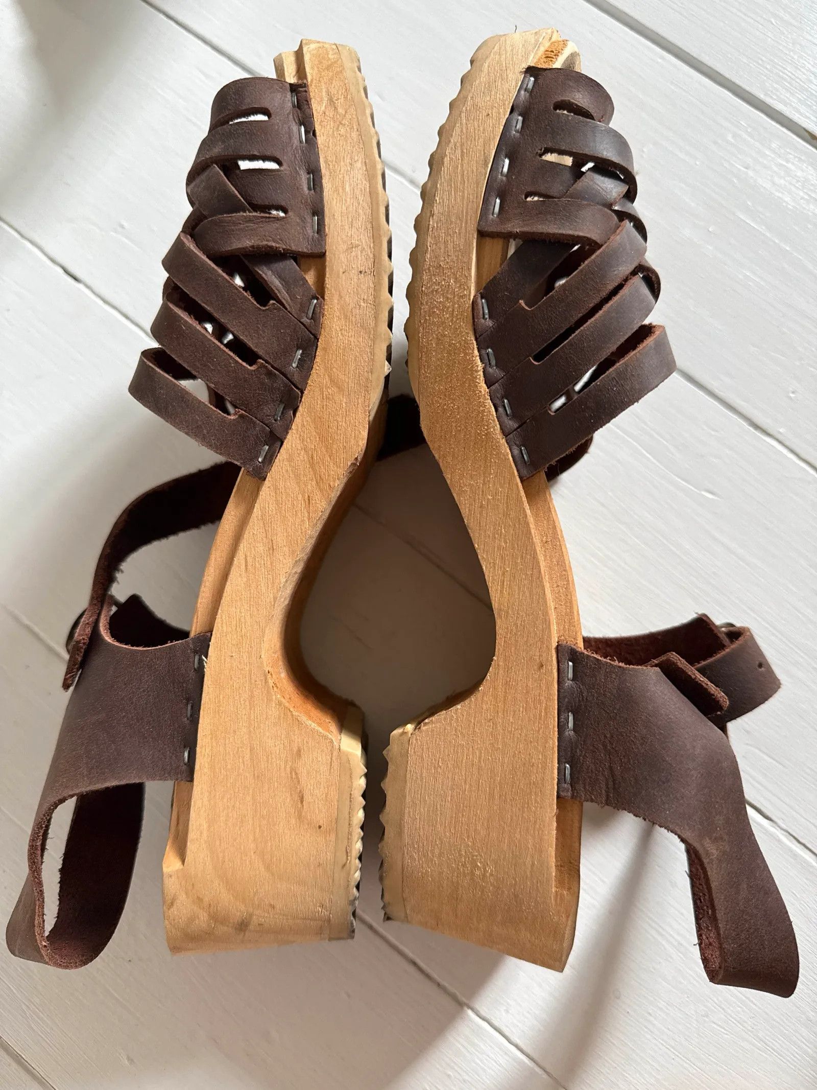 Swedish Hasbeens Swedish Hasbeens Sandals Size US 8 / IT 38 - 3 Thumbnail