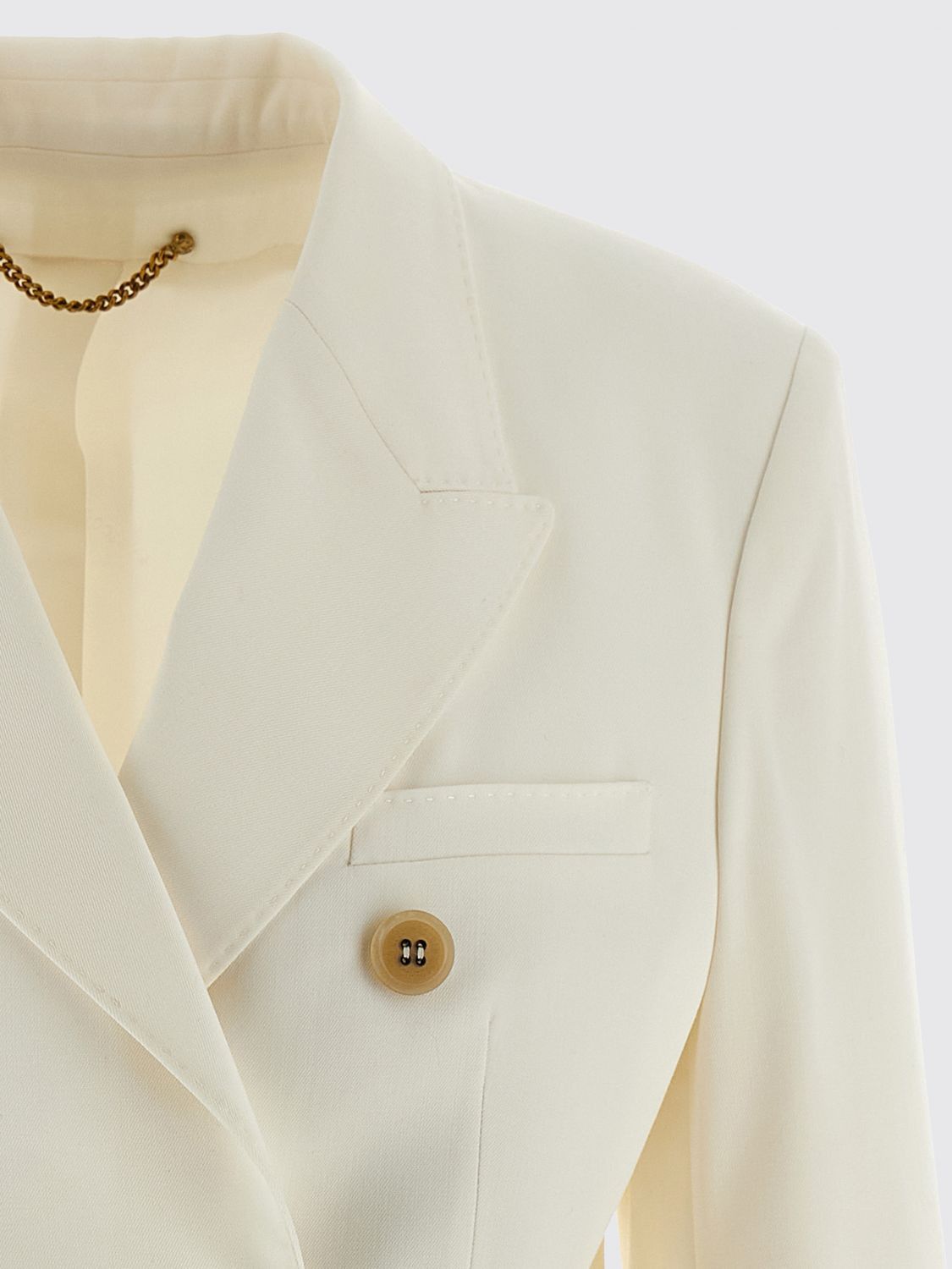 Golden Goose Golden Goose Jacket Woman Yellow Cream Size L / US 10 / IT 46 - 4 Thumbnail