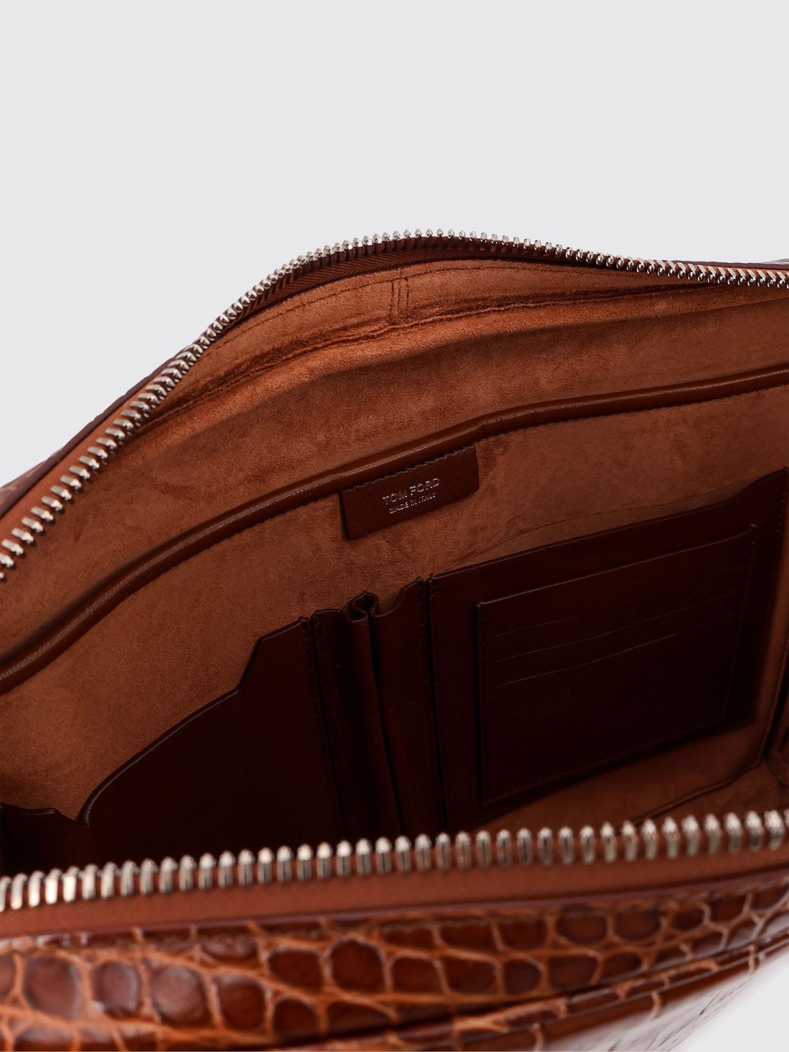 Tom Ford Tom Ford Briefcase Men Brown Size ONE SIZE - 4 Thumbnail