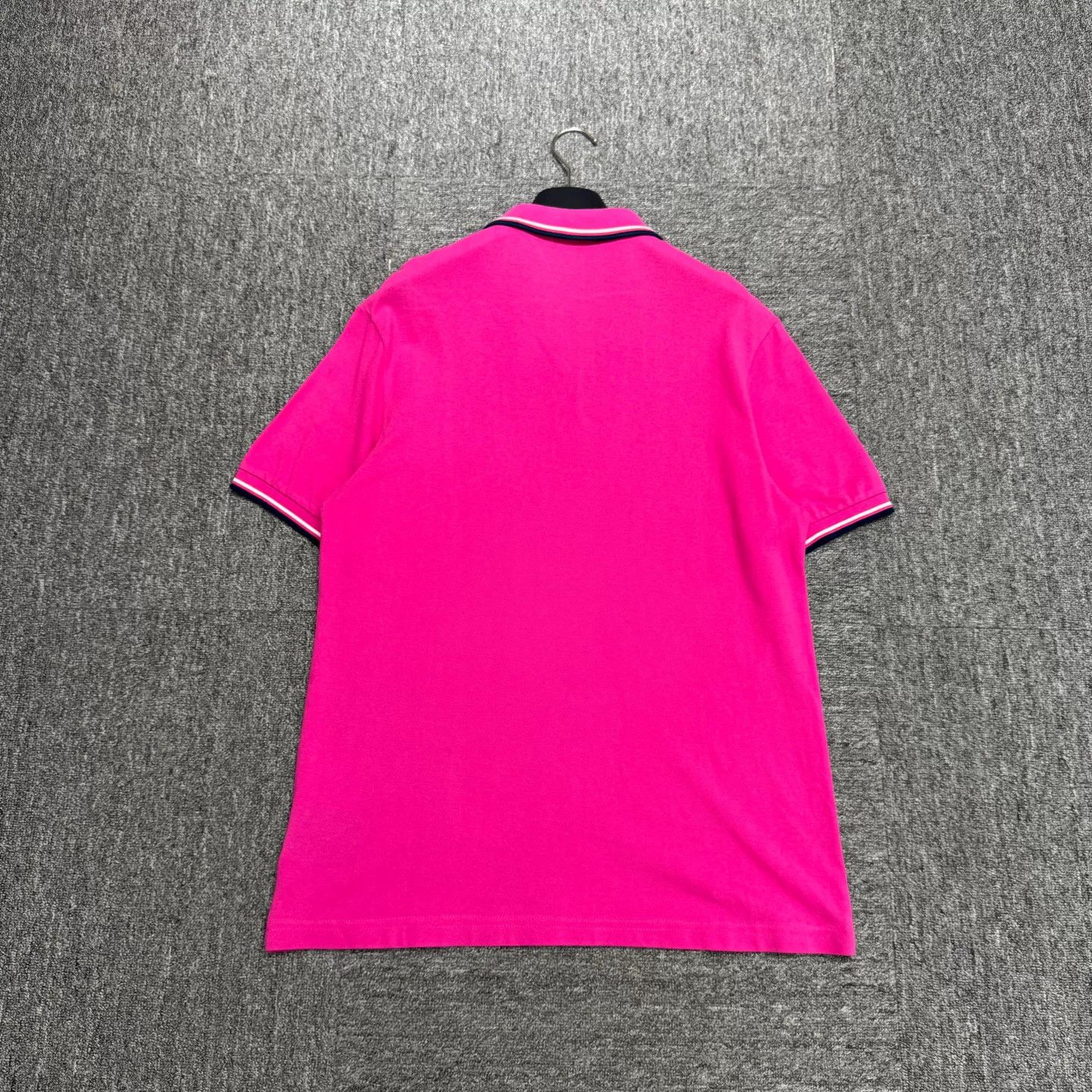 Prada Prada Pink Logo Patch Polo Shirt XL Size US XL / EU 56 / 4 - 9 Thumbnail