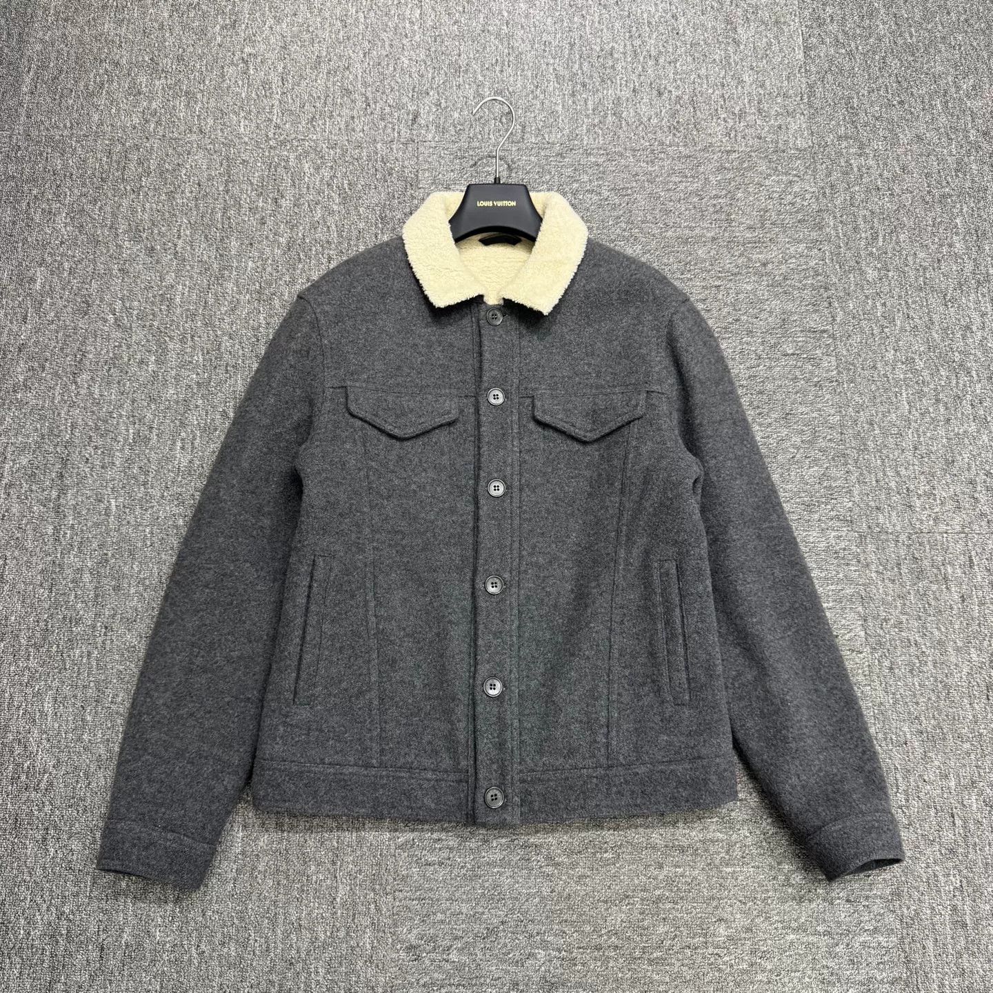 Loro Piana Loro Piana Shearling Collar Wool Cashmere Jacket XS Size US XS / EU 42 / 0 - 2 Thumbnail