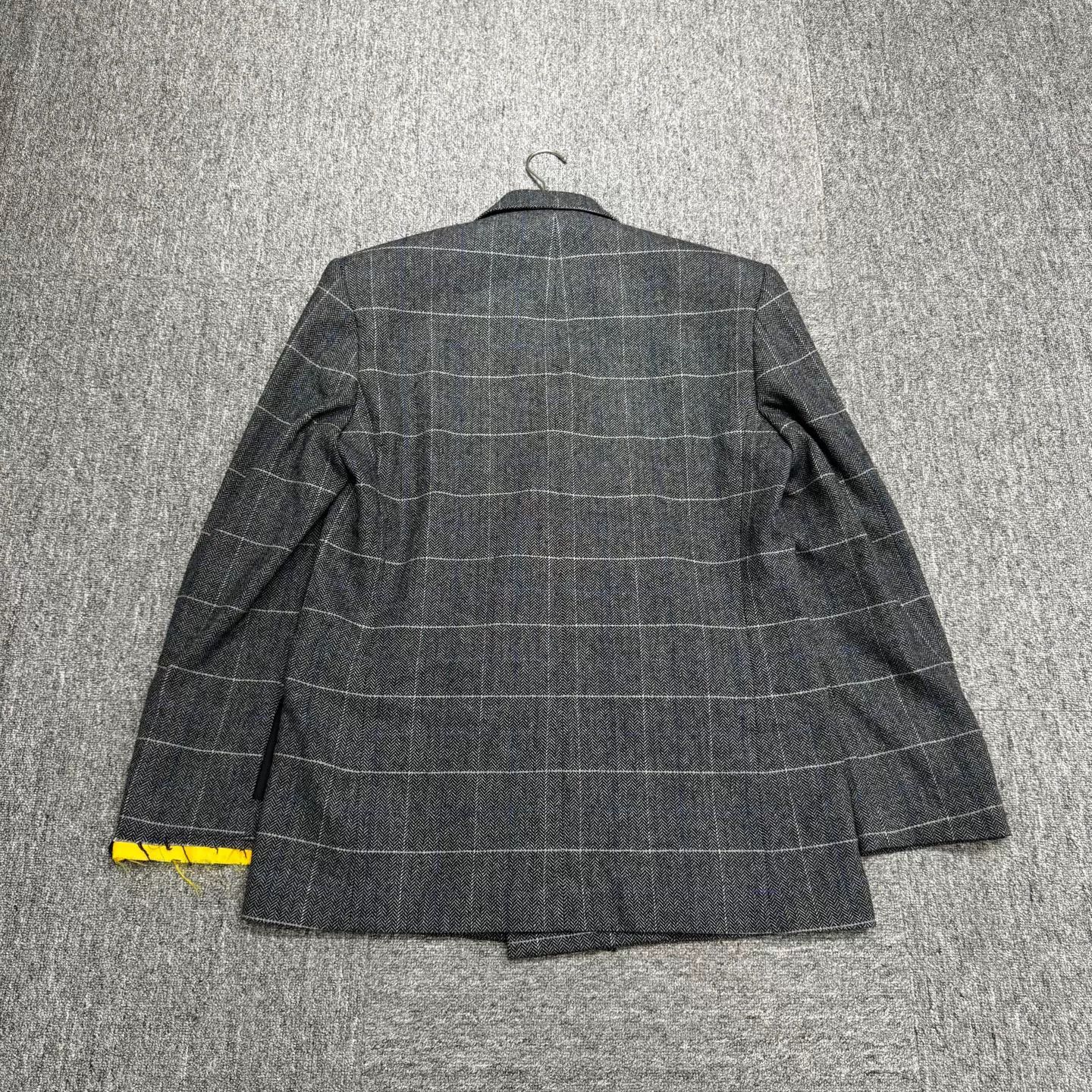 Off-White Off-White Plaid Wool Blend Blazer Size 38R Size 38R - 6 Thumbnail