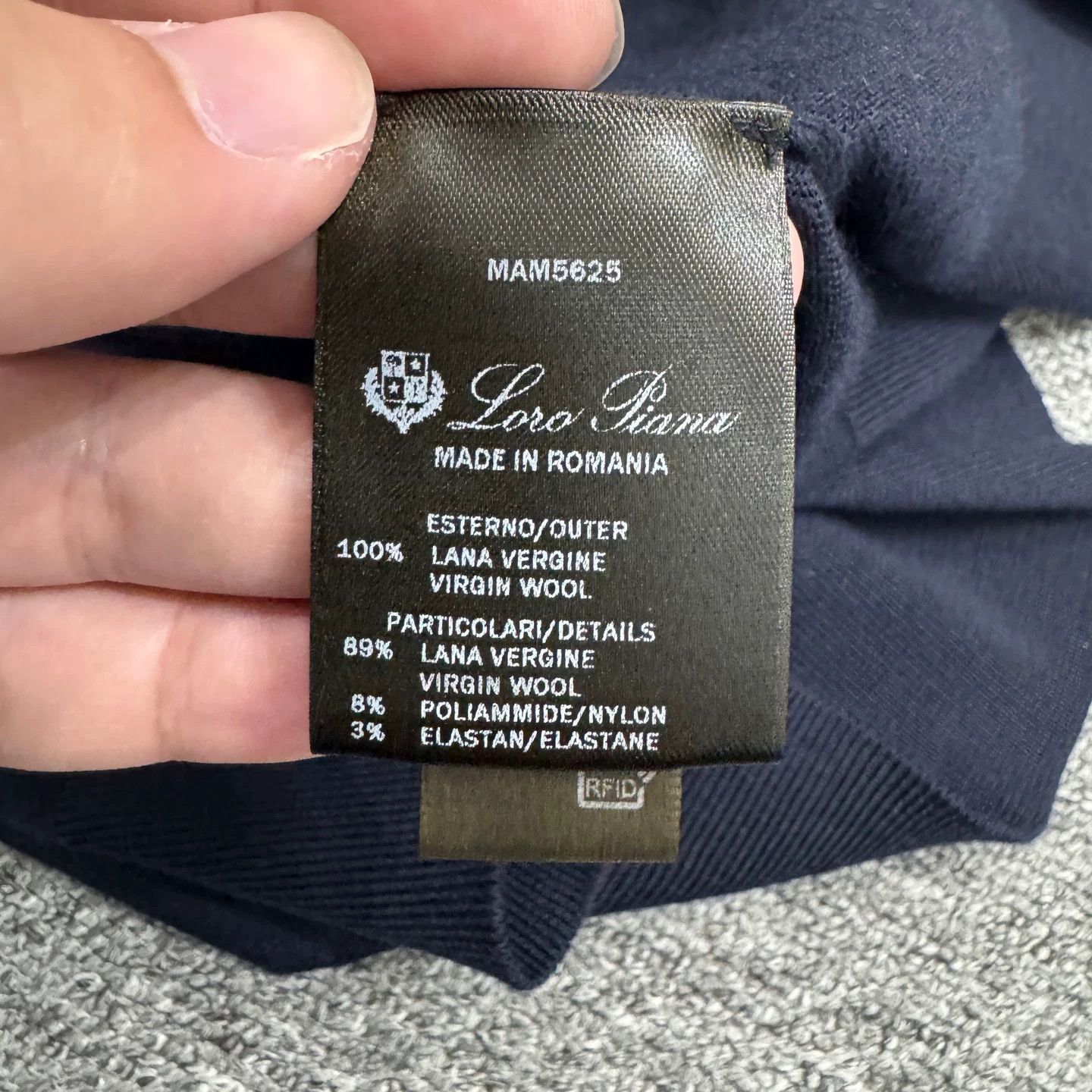 Loro Piana Loro Piana Virgin Wool Long Sleeve Polo Sweater 46 Size US S / EU 44-46 / 1 - 4 Thumbnail