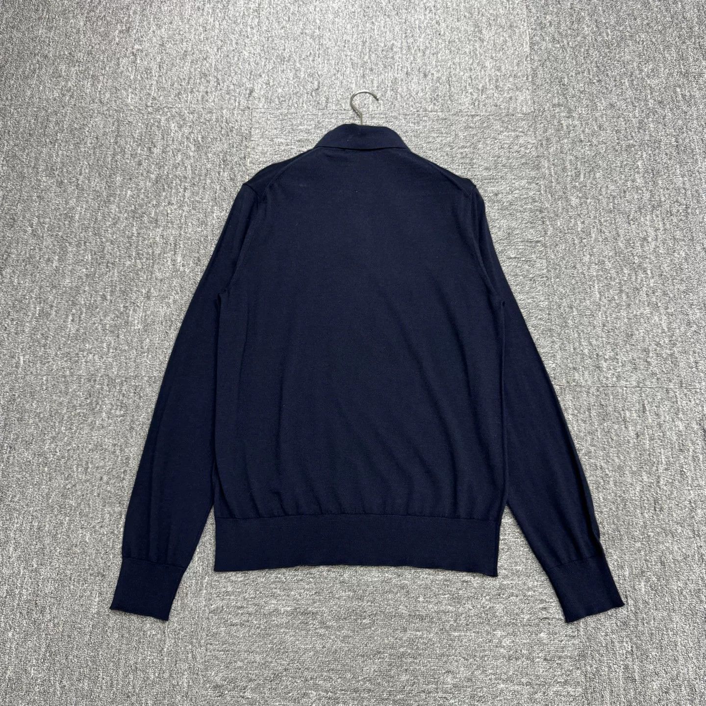 Loro Piana Loro Piana Virgin Wool Long Sleeve Polo Sweater 46 Size US S / EU 44-46 / 1 - 6 Thumbnail