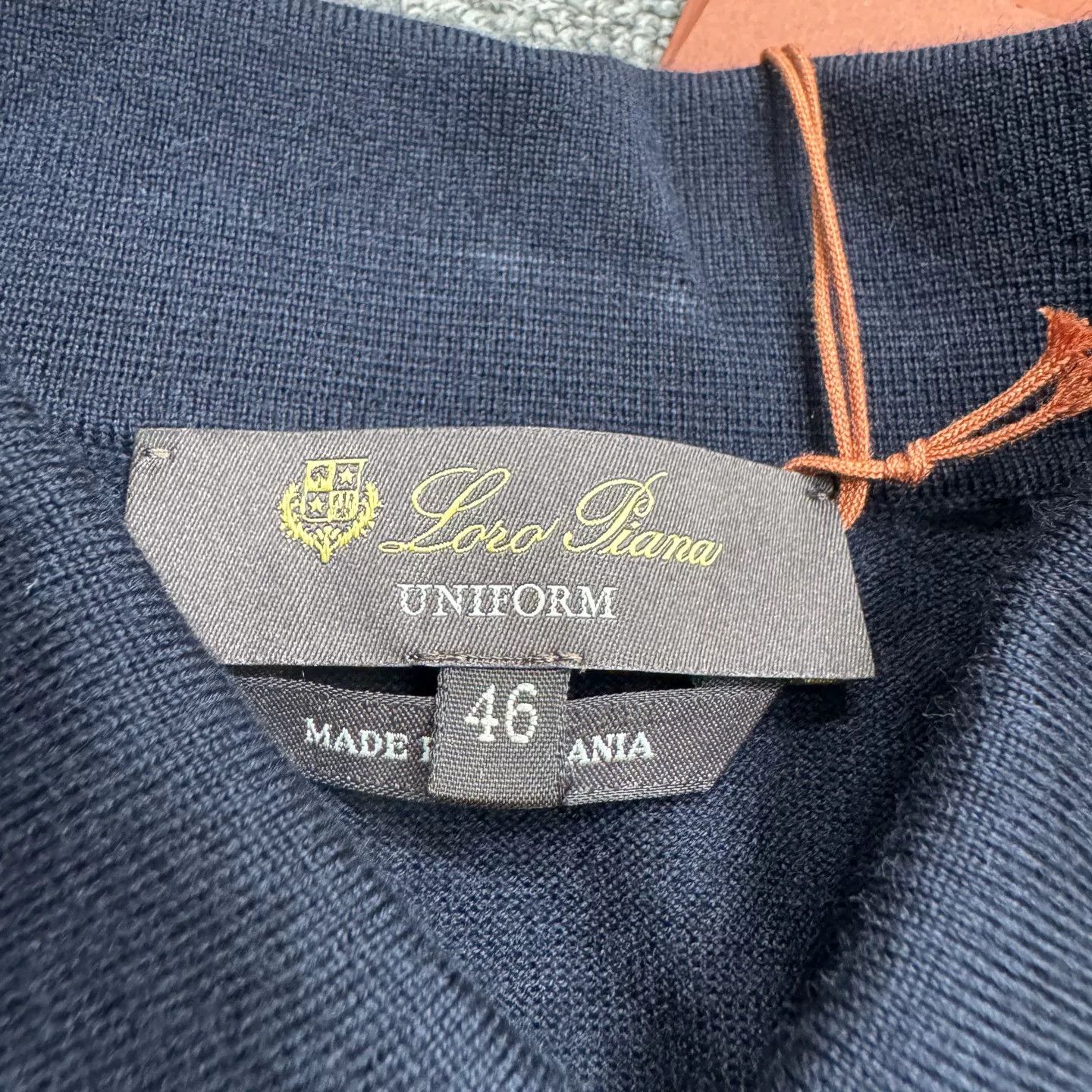 Loro Piana Loro Piana Virgin Wool Long Sleeve Polo Sweater 46 Size US S / EU 44-46 / 1 - 3 Thumbnail