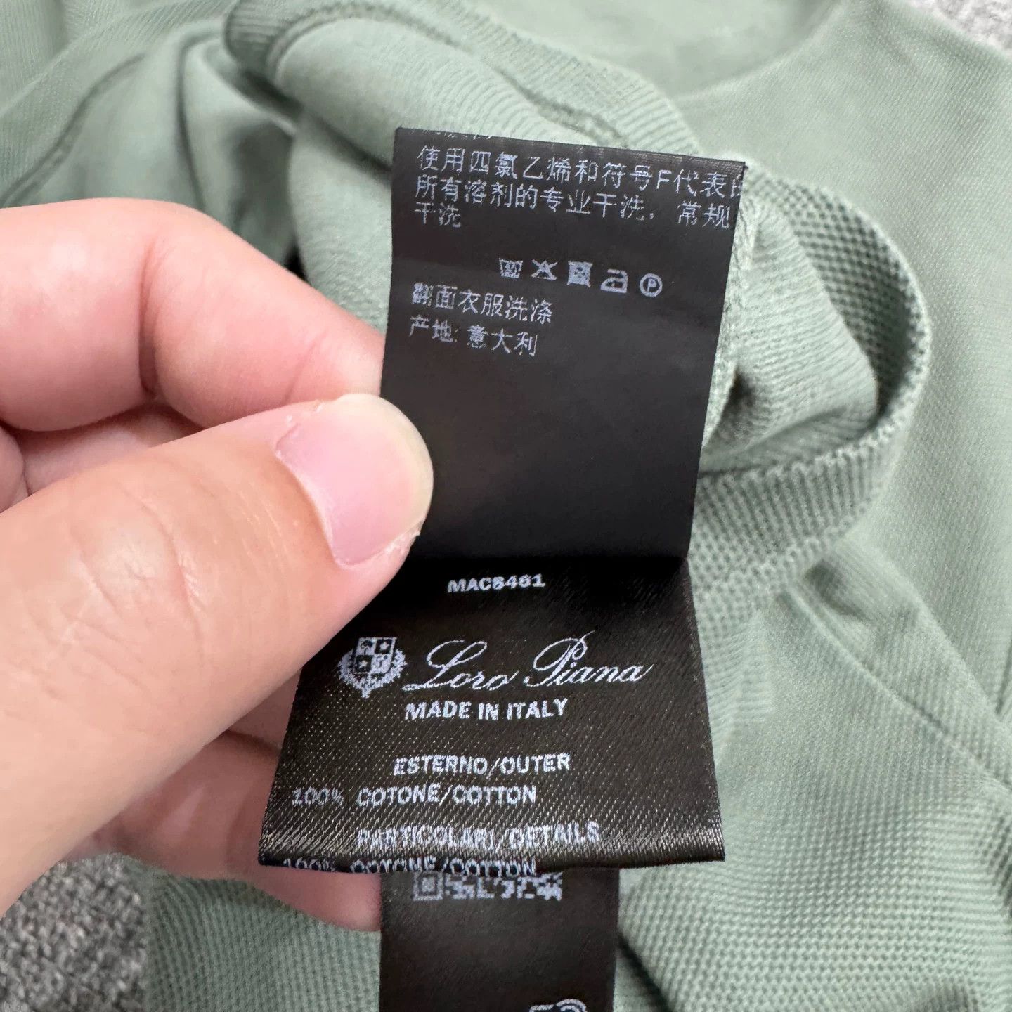 Loro Piana Loro Piana Pique Cotton Pocket T-Shirt XL Size US XL / EU 56 / 4 - 5 Thumbnail