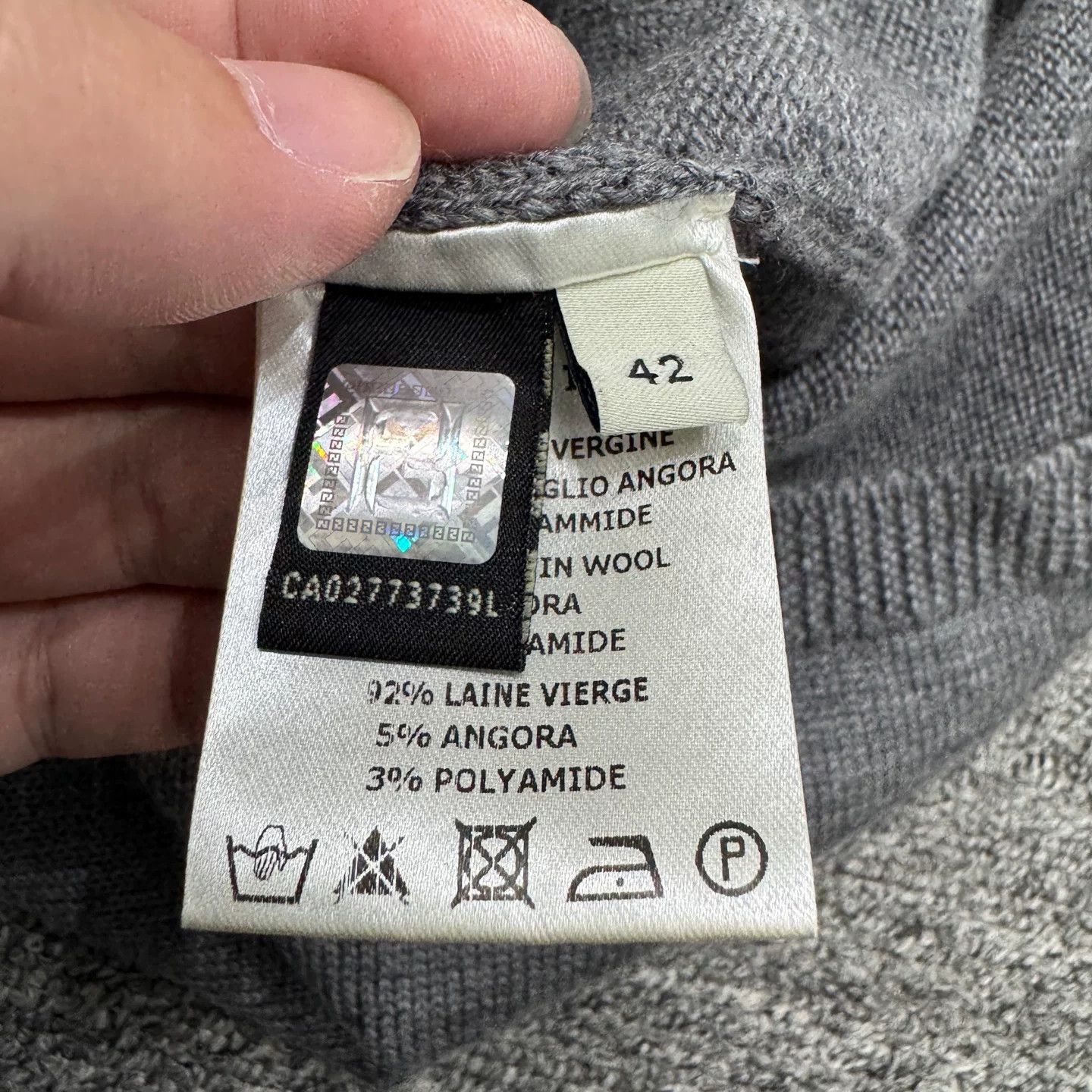 Fendi Fendi Intarsia Logo Virgin Wool Sweater 42 Size US XS / EU 42 / 0 - 4 Thumbnail