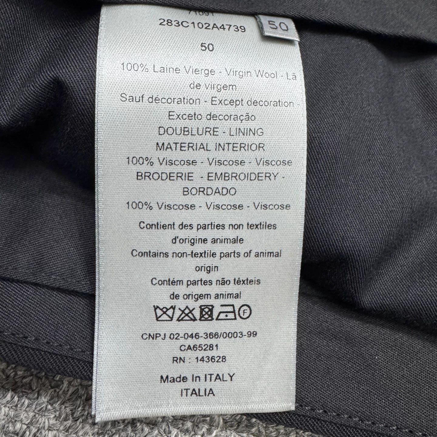 Dior Dior x Travis Scott Wool Trousers EU 50 Size US 34 / EU 50 - 4 Thumbnail