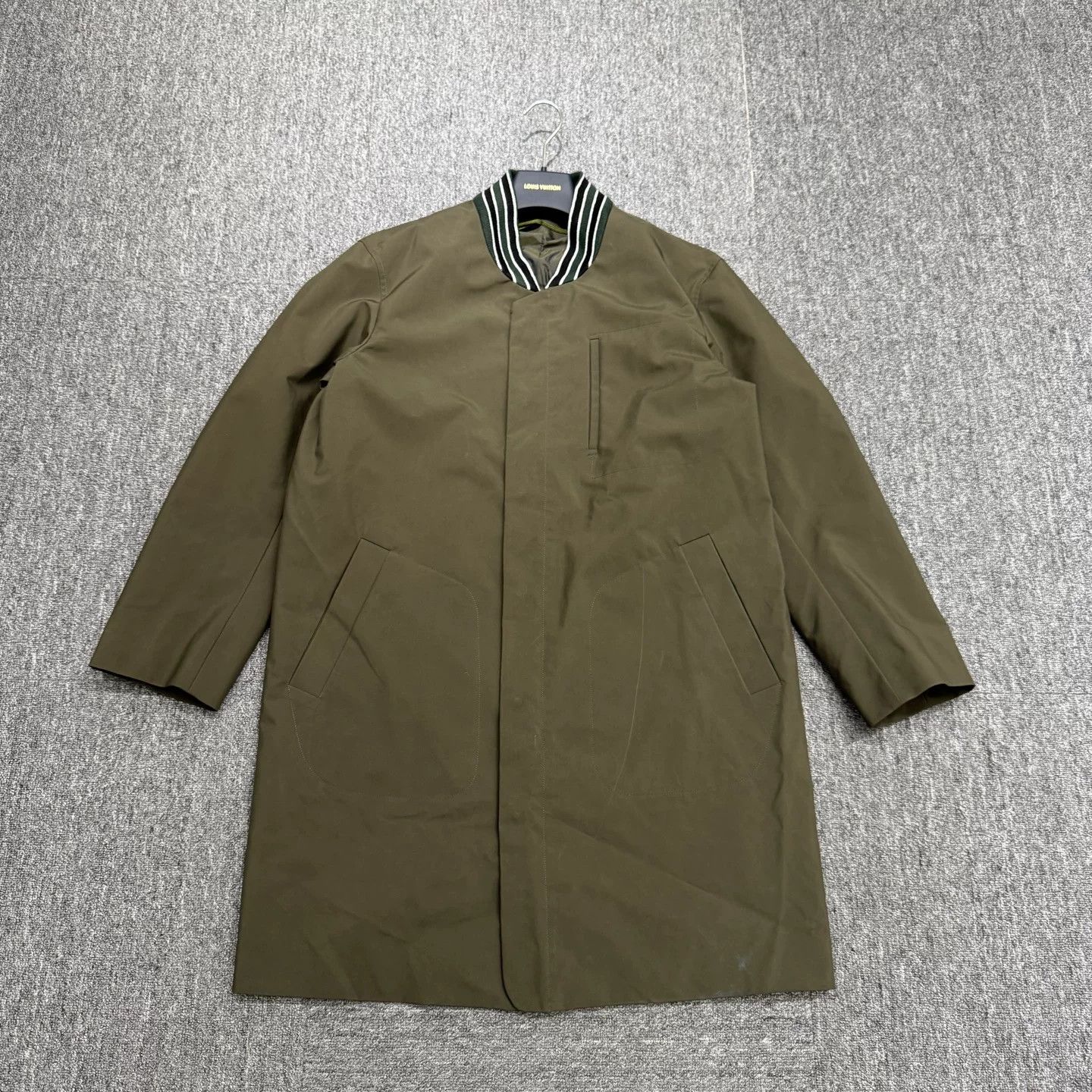 Jil Sander Jil Sander Olive Nylon Long Coat Size US S Size US S / EU 44-46 / 1 - 2 Thumbnail