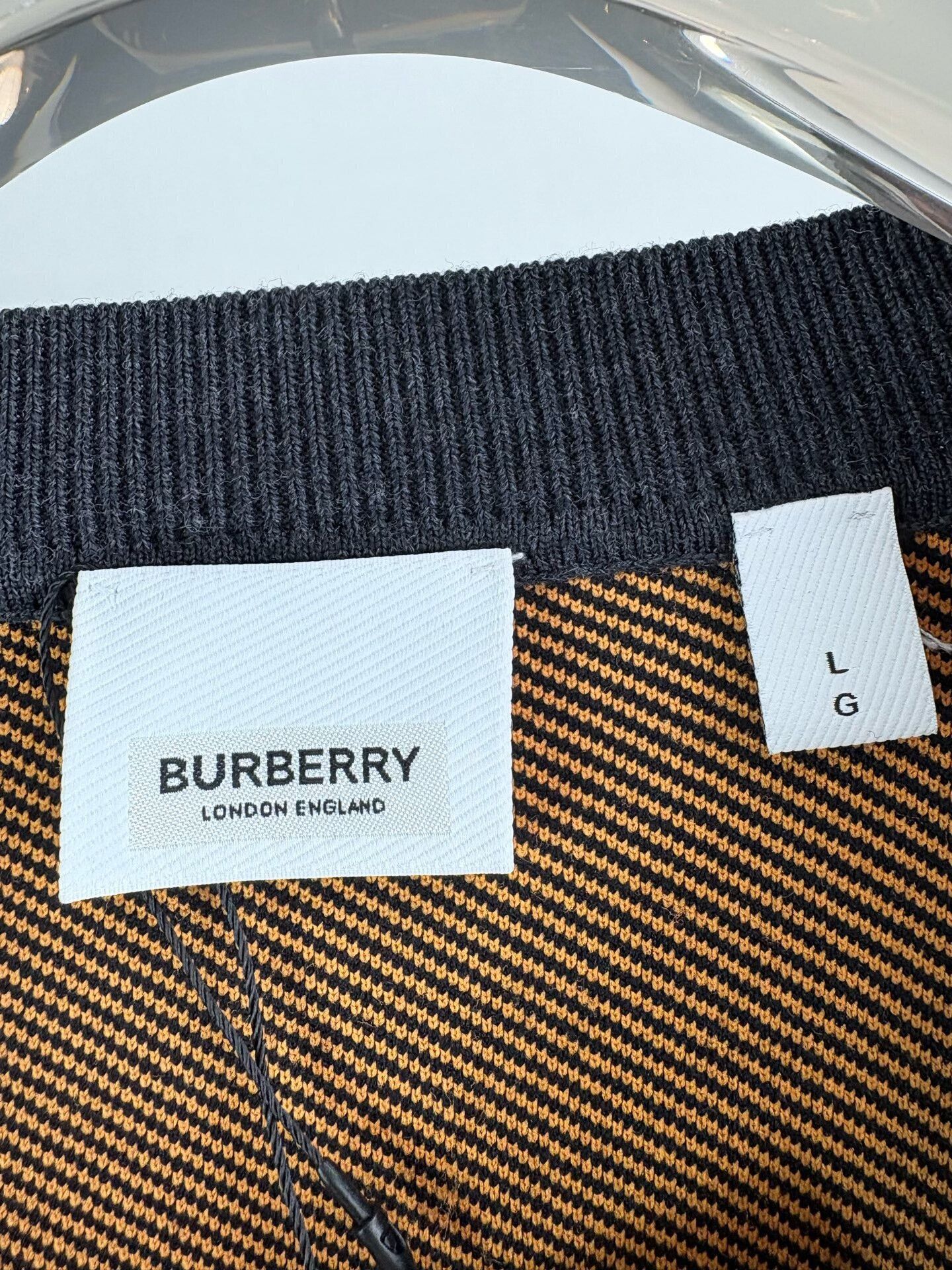 Burberry Burberry Logo Detail Wool Blend Sweater L Size US L / EU 52-54 / 3 - 5 Thumbnail