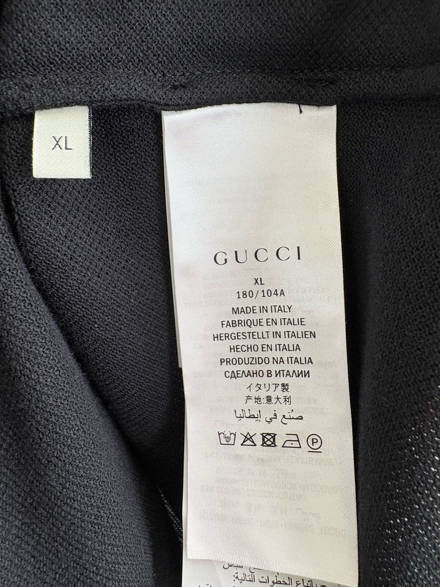 Gucci Gucci Logo Patch Striped Polo XL Size US XL / EU 56 / 4 - 6 Thumbnail