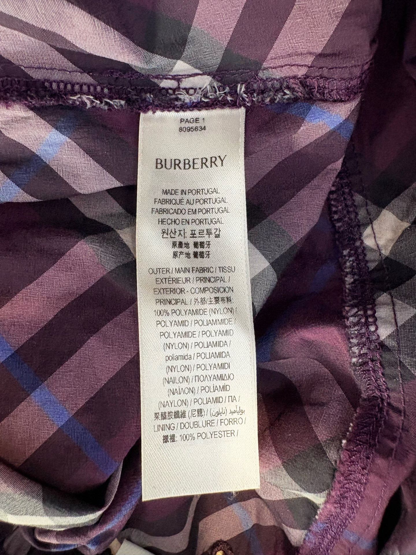 Burberry Burberry Purple Check Shorts XL Size US 36 / EU 52 - 5 Thumbnail
