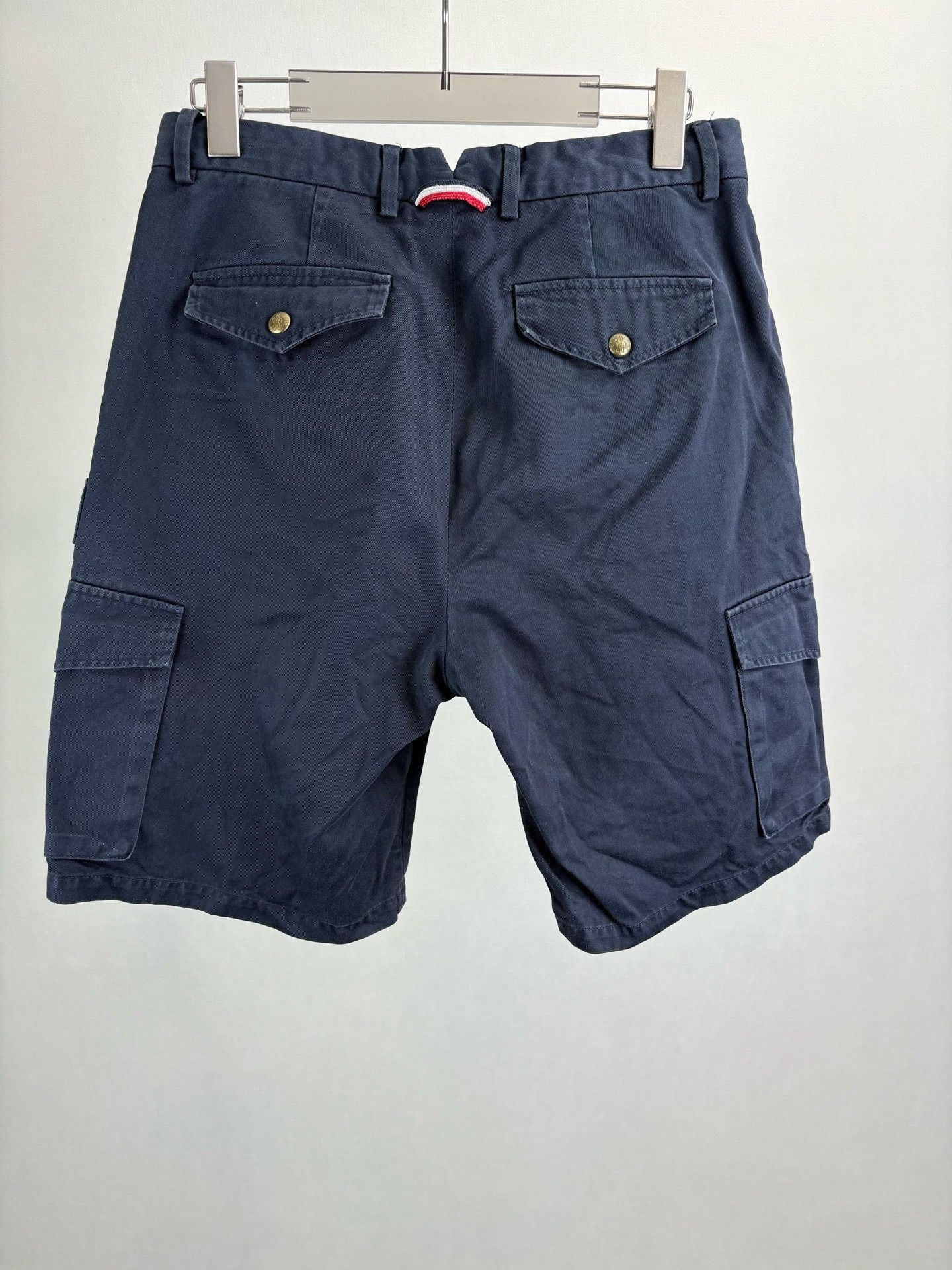 Moncler Moncler Gamme Bleu Navy Cargo Shorts 1 Size US 31 - 3 Thumbnail