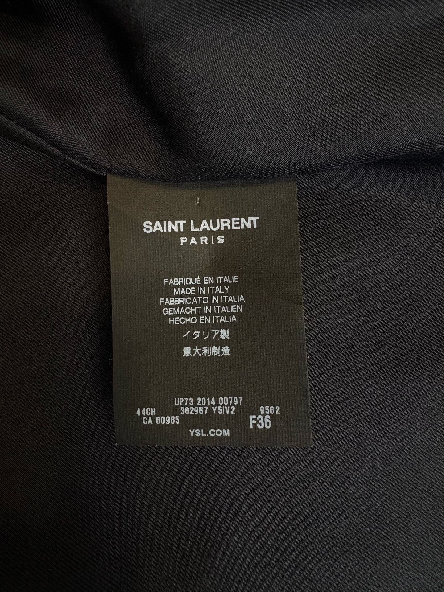 Saint Laurent Paris Saint Laurent Snakeskin Print Leather Jacket F36 Size XS / US 0-2 / IT 36-38 - 6 Thumbnail