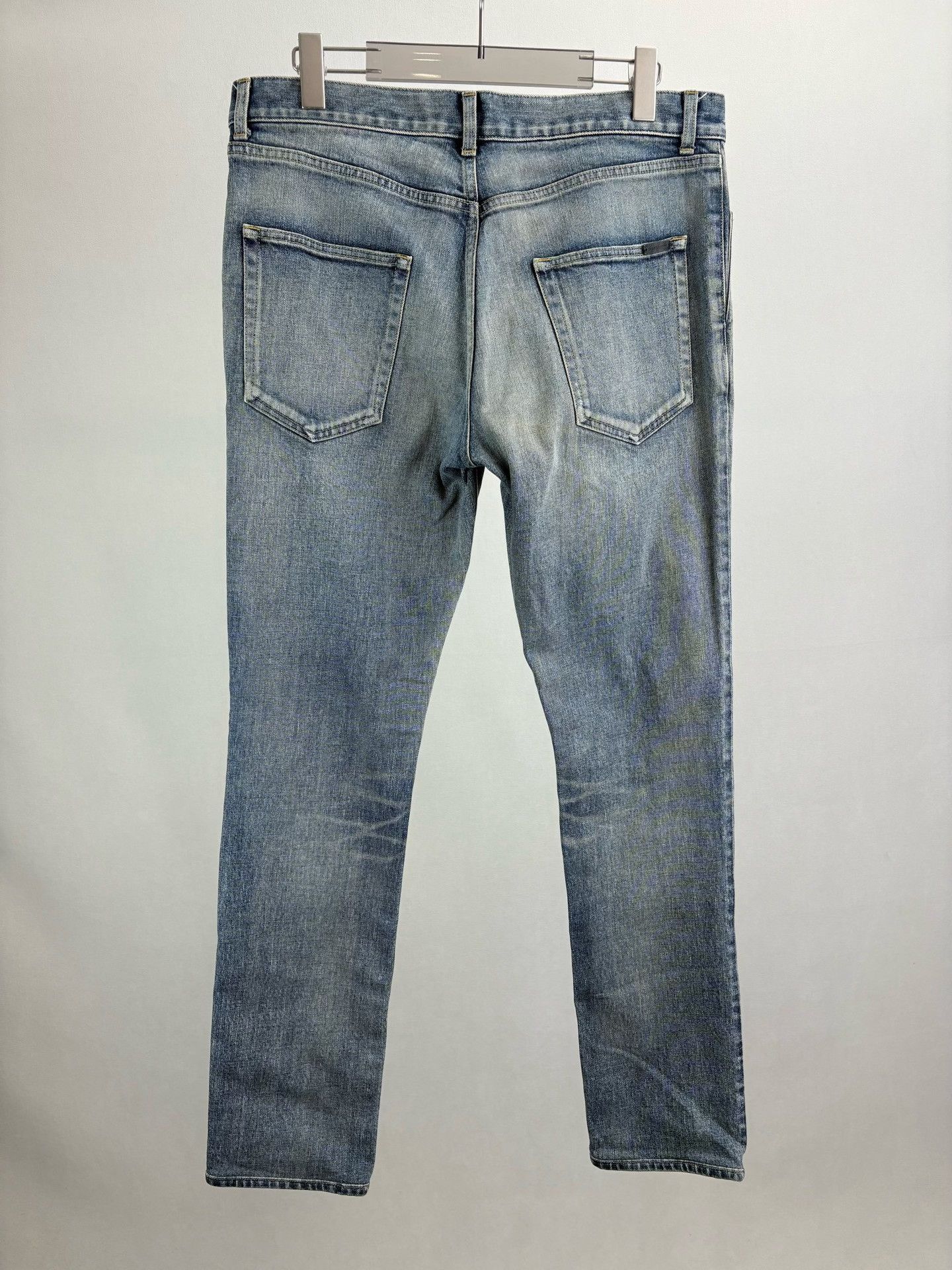 Saint Laurent Paris Saint Laurent Washed Denim Jeans 33 Size US 33 - 3 Thumbnail