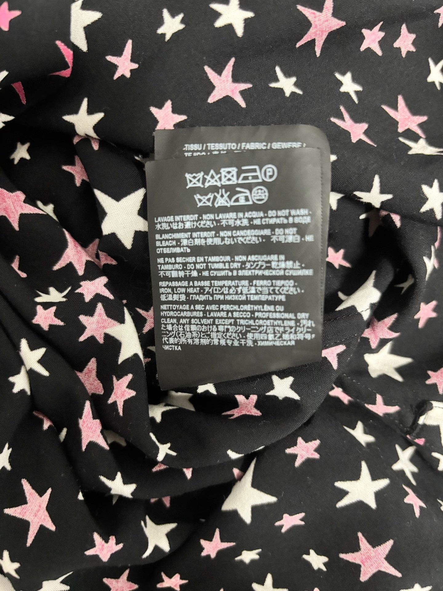 Saint Laurent Paris Saint Laurent Star Print Button Up Shirt US M Size US M / EU 48-50 / 2 - 5 Thumbnail