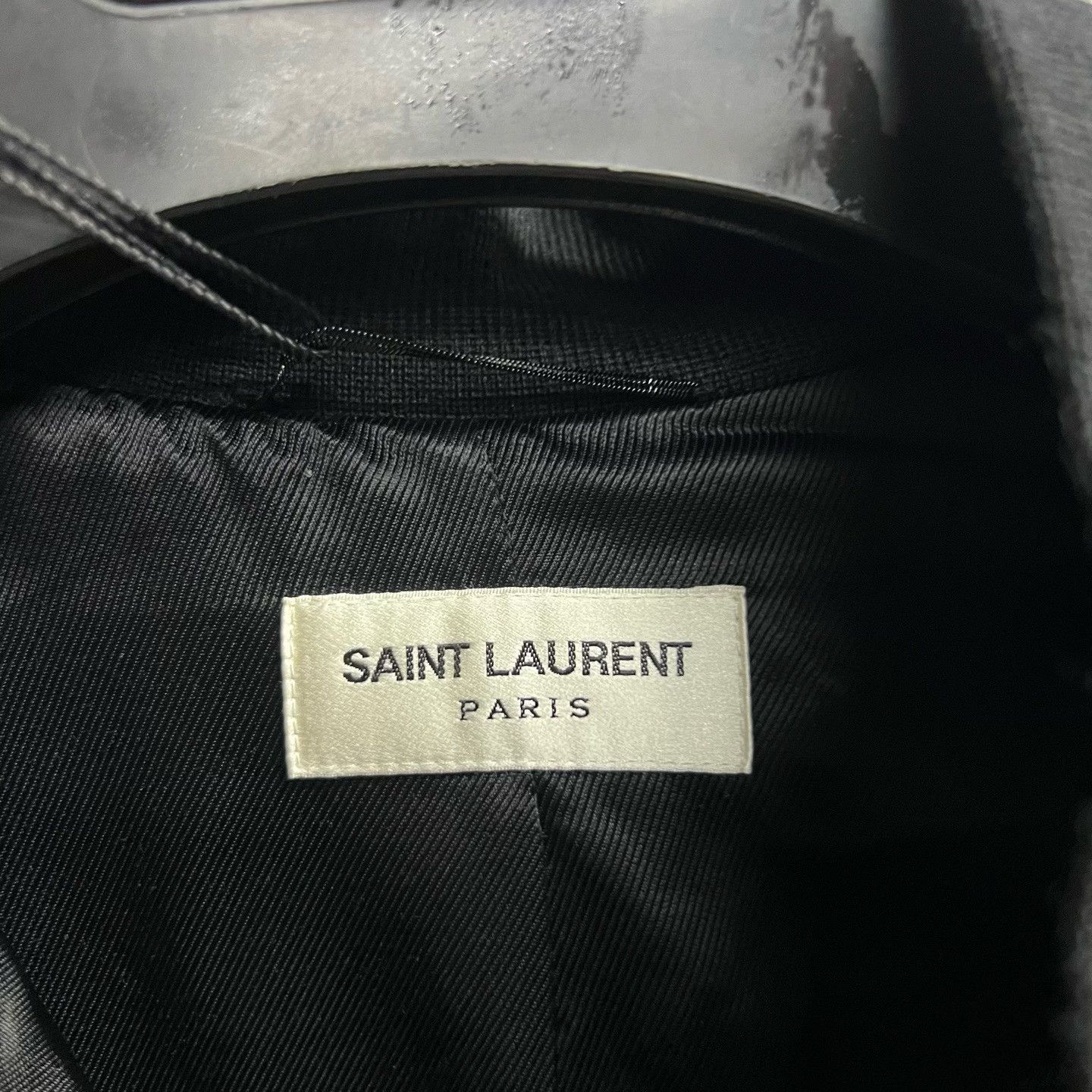 Saint Laurent Paris Saint Laurent Shark Patch Satin Bomber Jacket 38 Size US XS / EU 42 / 0 - 4 Thumbnail