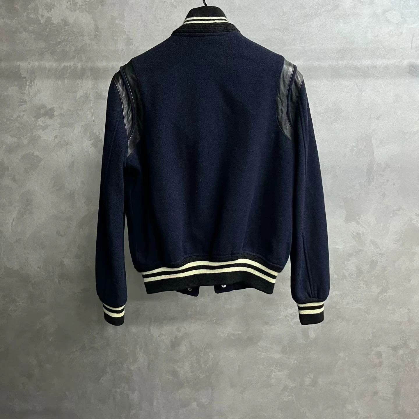 Saint Laurent Paris Saint Laurent Leather Trim Teddy Jacket 44 Size US S / EU 44-46 / 1 - 6 Thumbnail