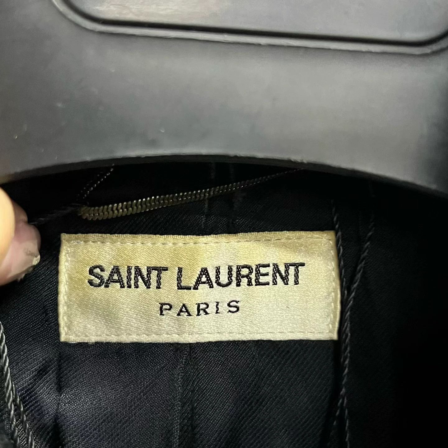 Saint Laurent Paris Saint Laurent Leather Trim Teddy Jacket 44 Size US S / EU 44-46 / 1 - 3 Thumbnail
