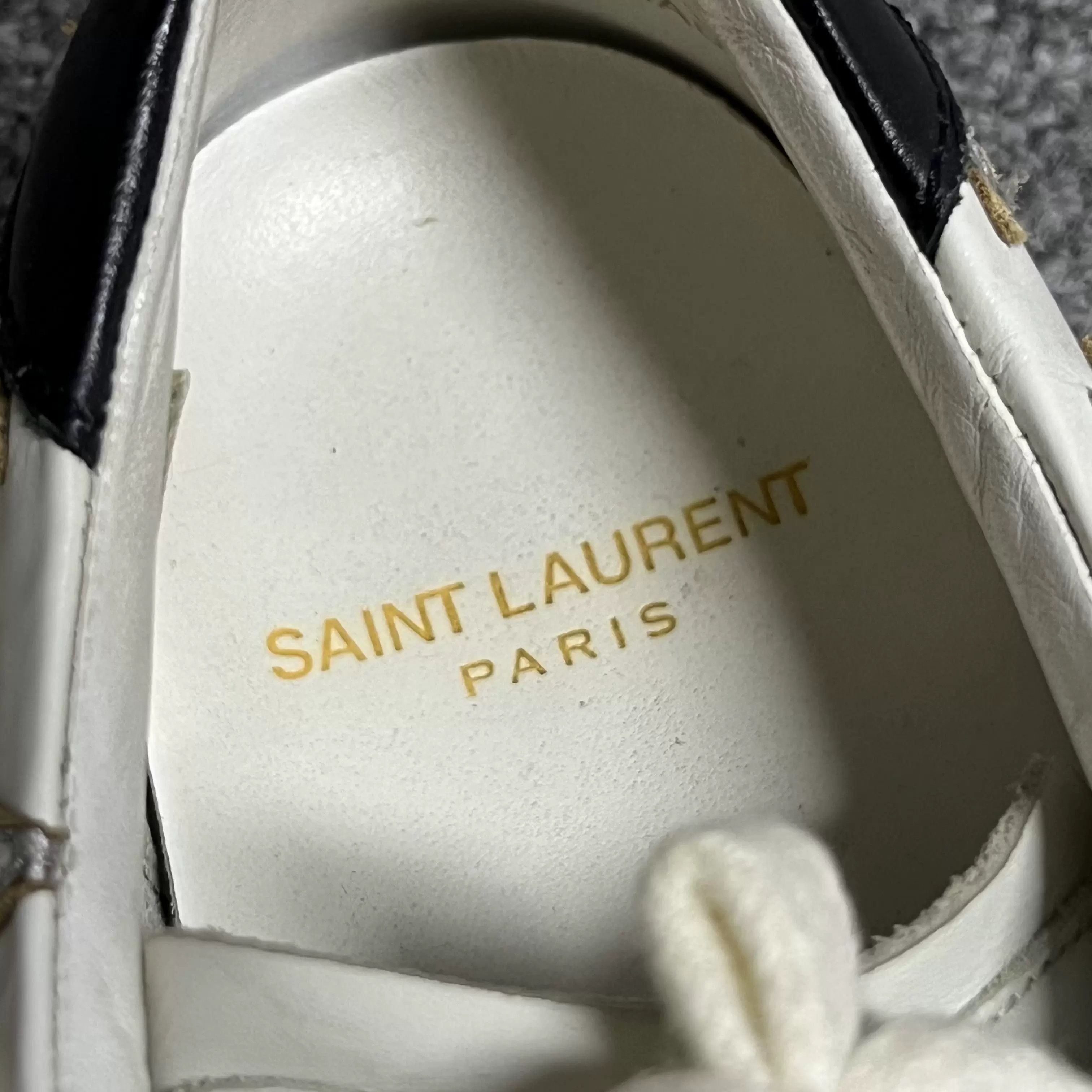 Saint Laurent Paris Saint Laurent Star Patch Low-Top Sneakers 35 Size US 5 / IT 35 - 5 Thumbnail