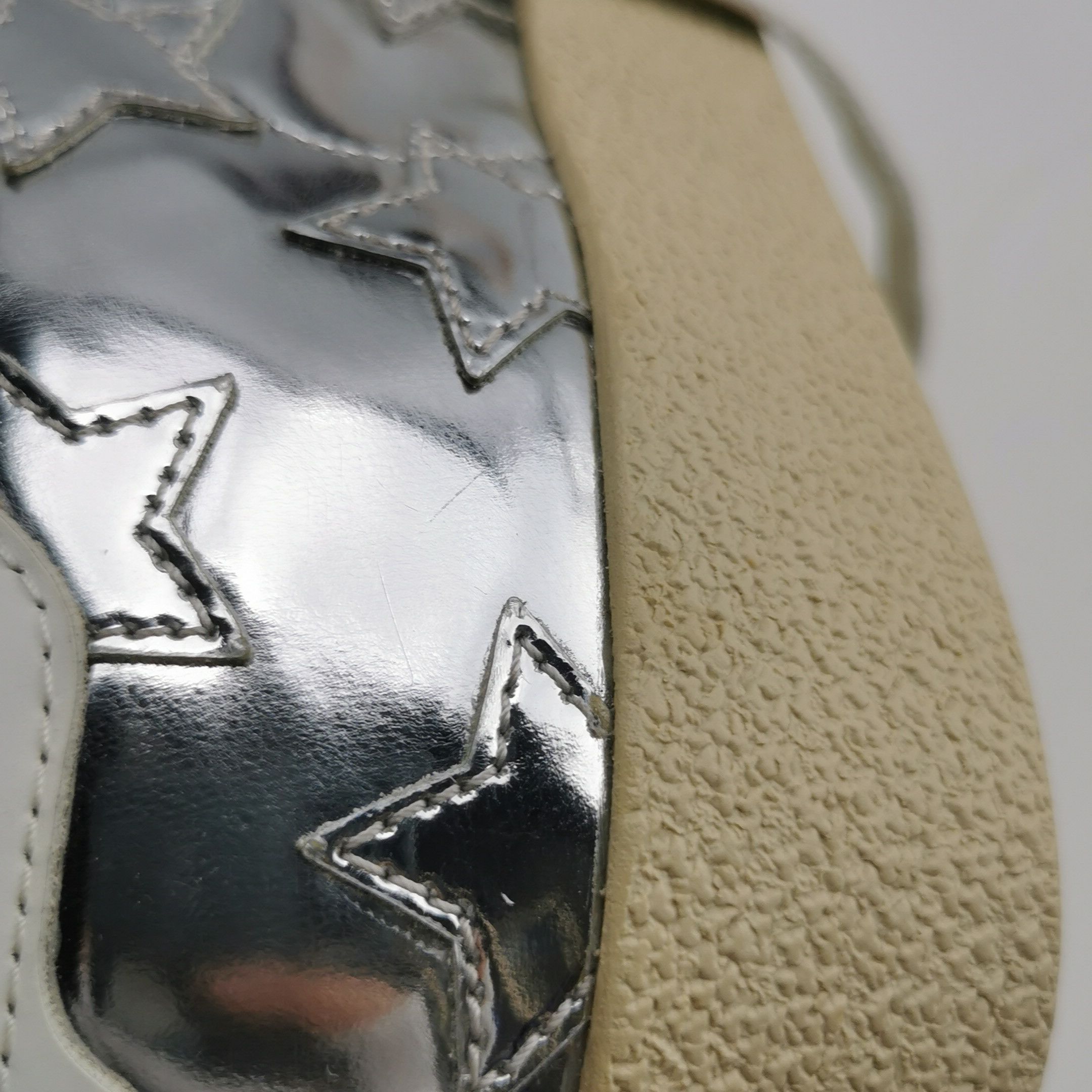 Saint Laurent Paris Saint Laurent Silver Star Patch Low-Top Sneakers 40 Size US 7 / EU 40 - 9 Thumbnail