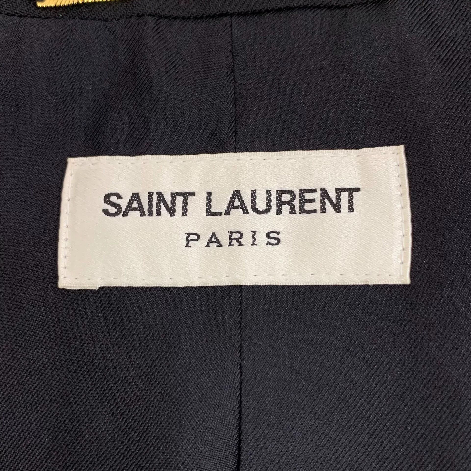 Saint Laurent Paris Saint Laurent Gold Embroidery Wool Blazer FR 38 Size S / US 4 / IT 40 - 6 Thumbnail