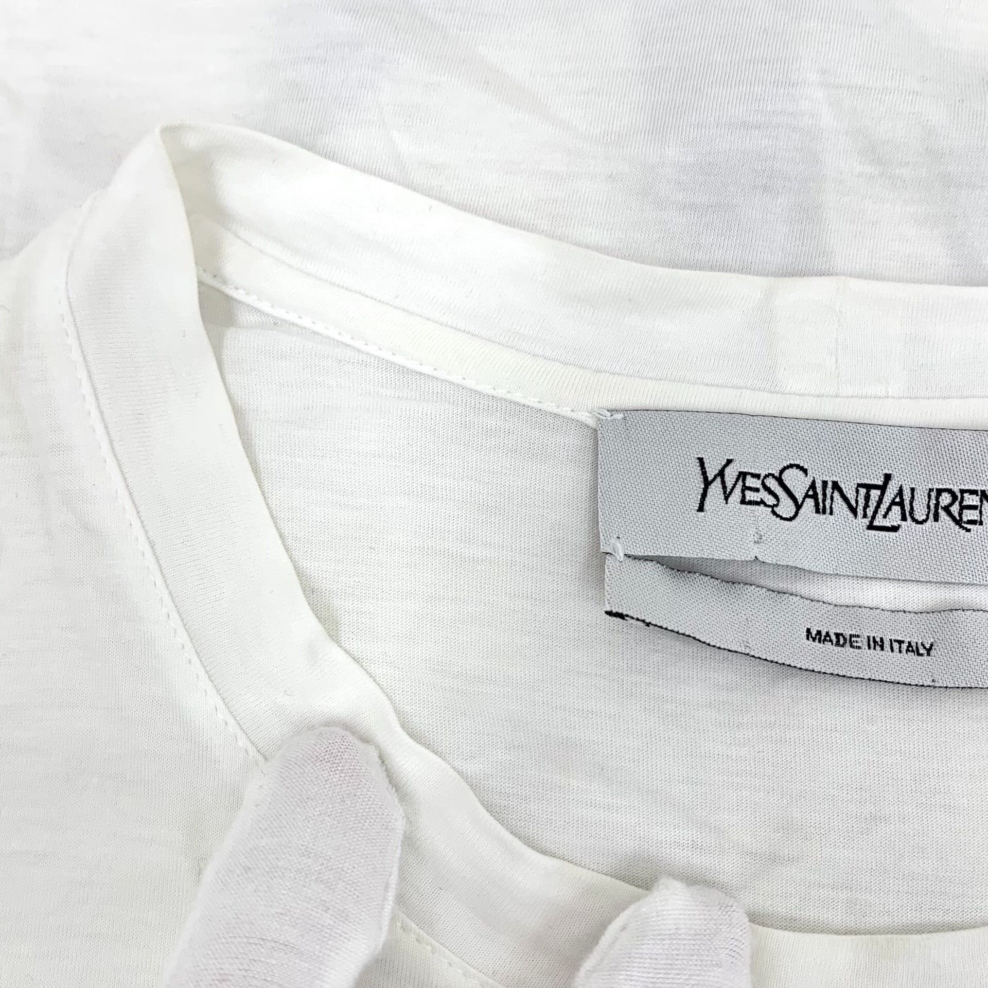 Saint Laurent Paris Saint Laurent YSL Logo T-Shirt 36 Size XS / US 0-2 / IT 36-38 - 9 Thumbnail