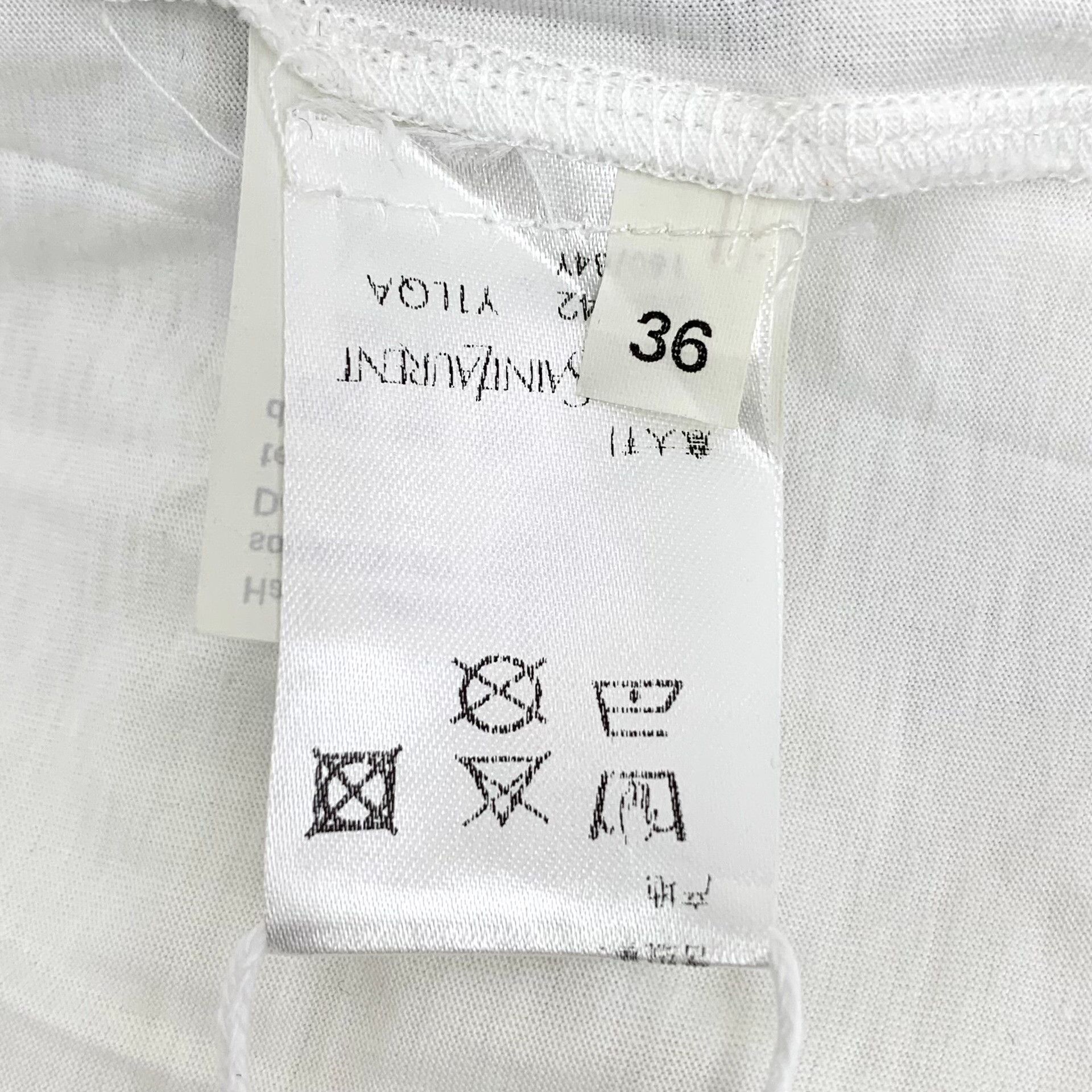 Saint Laurent Paris Saint Laurent YSL Logo T-Shirt 36 Size XS / US 0-2 / IT 36-38 - 7 Thumbnail