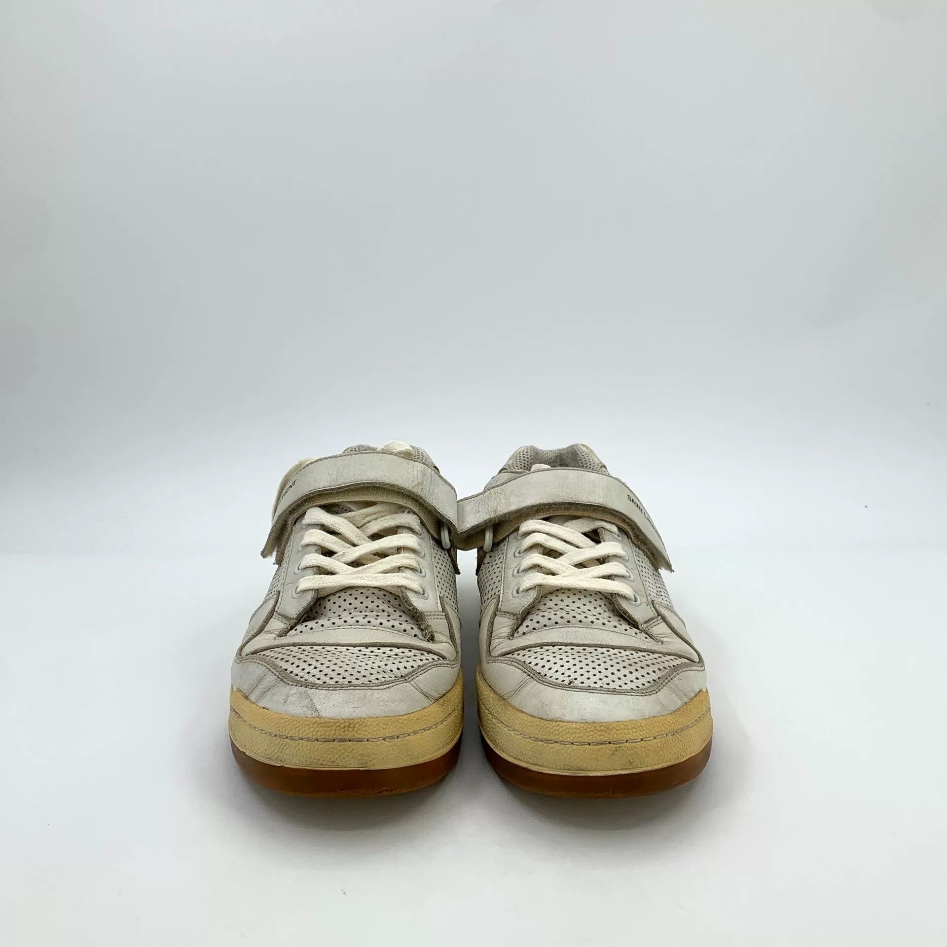 Saint Laurent Paris Saint Laurent Perforated Court Classic Sneakers EU 41 Size US 8 / EU 41 - 4 Thumbnail