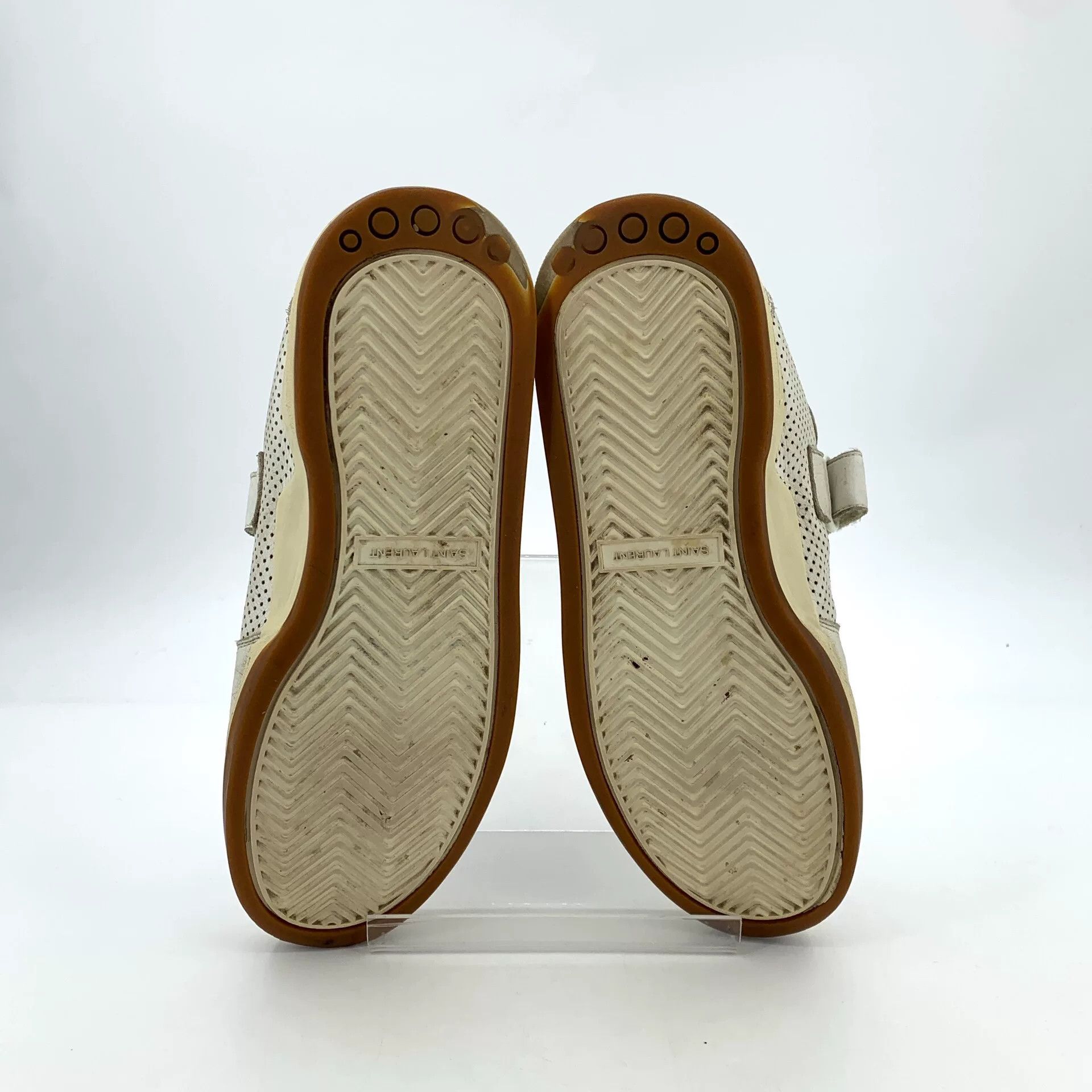 Saint Laurent Paris Saint Laurent Perforated Court Classic Sneakers EU 41 Size US 8 / EU 41 - 6 Thumbnail