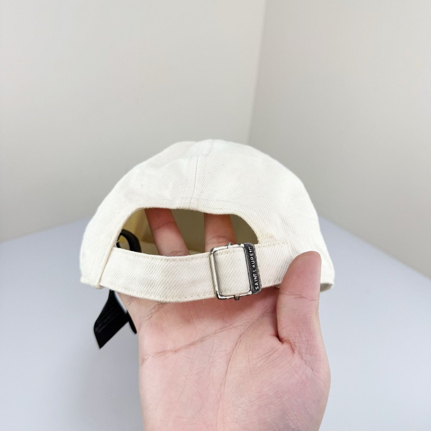 Saint Laurent Paris Saint Laurent SL Embroidered Logo Cap 59 Size ONE SIZE - 4 Thumbnail
