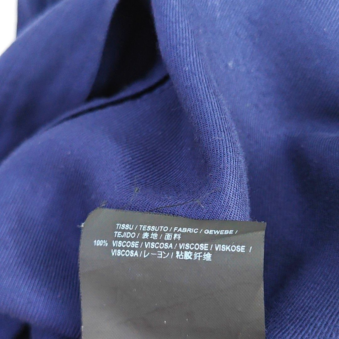 Saint Laurent Paris Saint Laurent Blue Viscose Long Sleeve Shirt Size 37 Size S / US 4 / IT 40 - 4 Thumbnail
